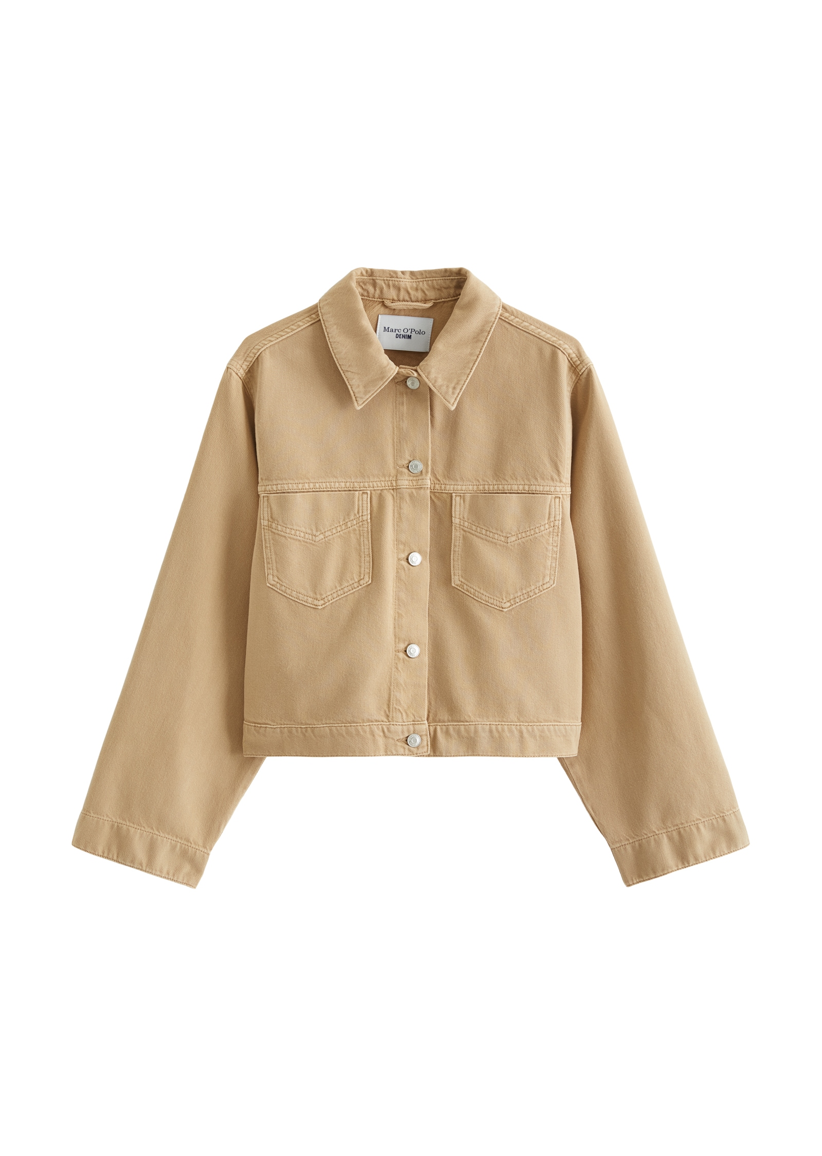 Marc O'Polo DENIM Jeansjacke »aus Organic-Cotton-Lyocell-Mix« ohne Kapuze
