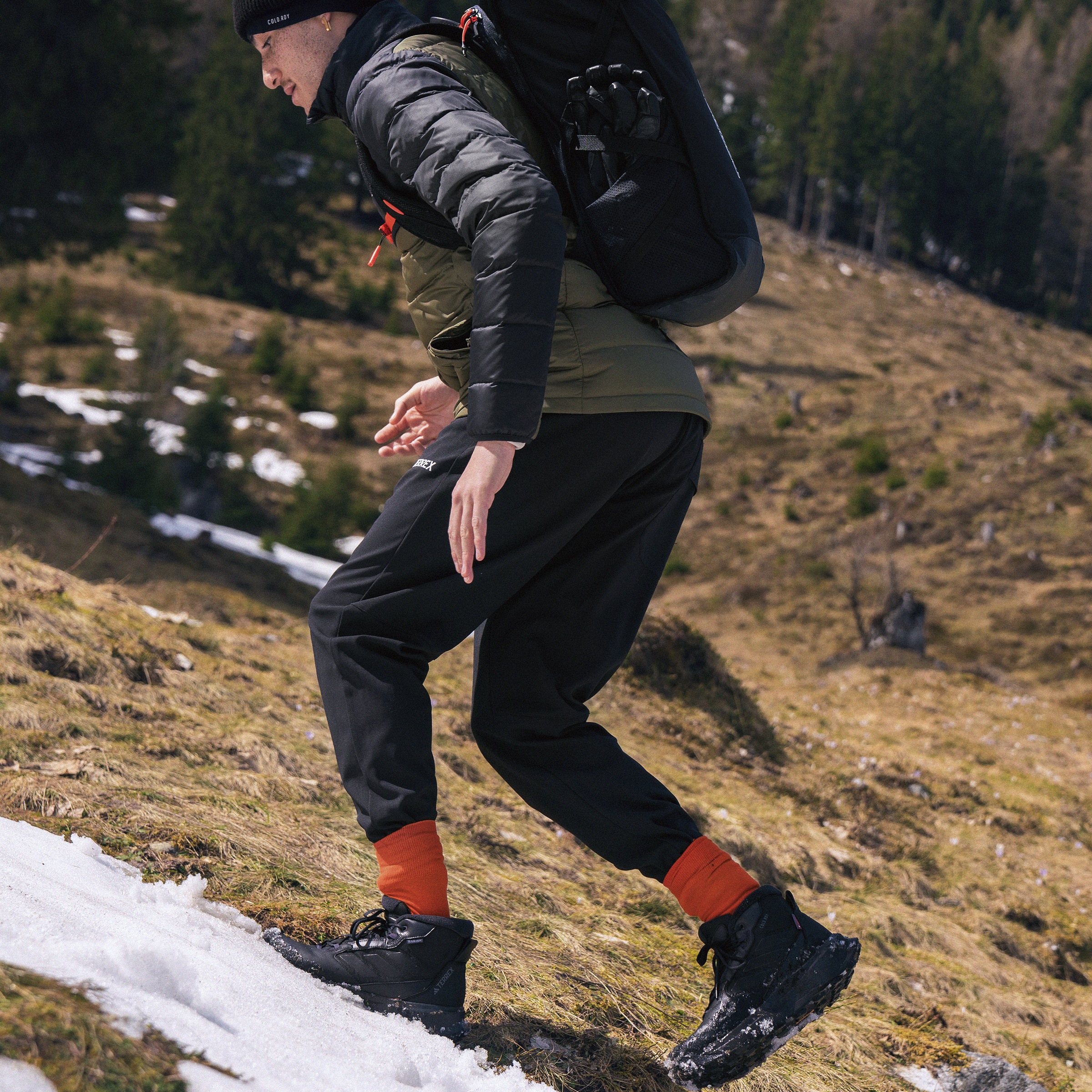 adidas TERREX Winterboots »TERREX WINTER LEATHER MID CUT RAIN.RDY COLD.RDY«, Winterboots aus Leder