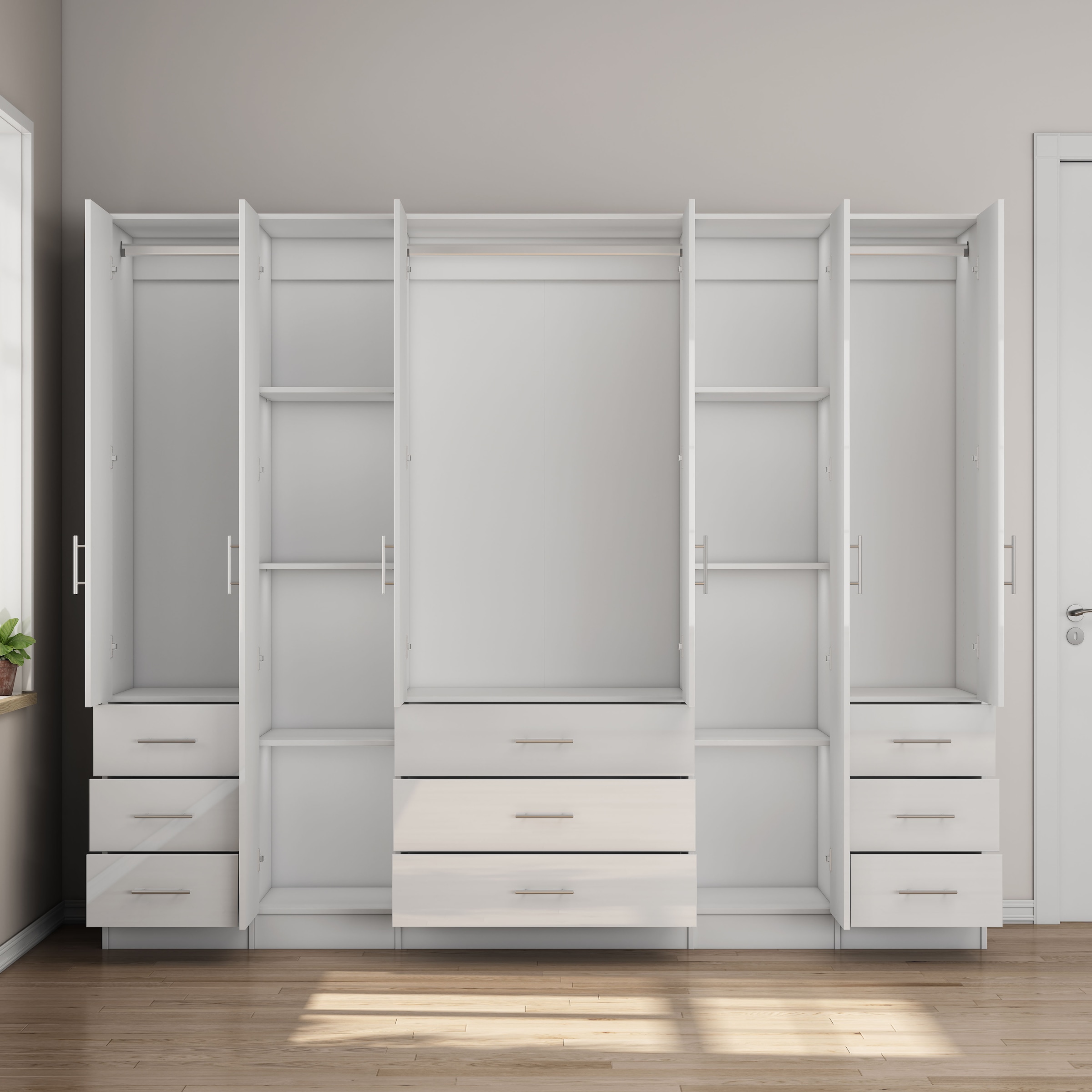 OTTO home Kleiderschrank »Trento Schlafzimmerschrank Garderobe Hochglanz Bestseller«