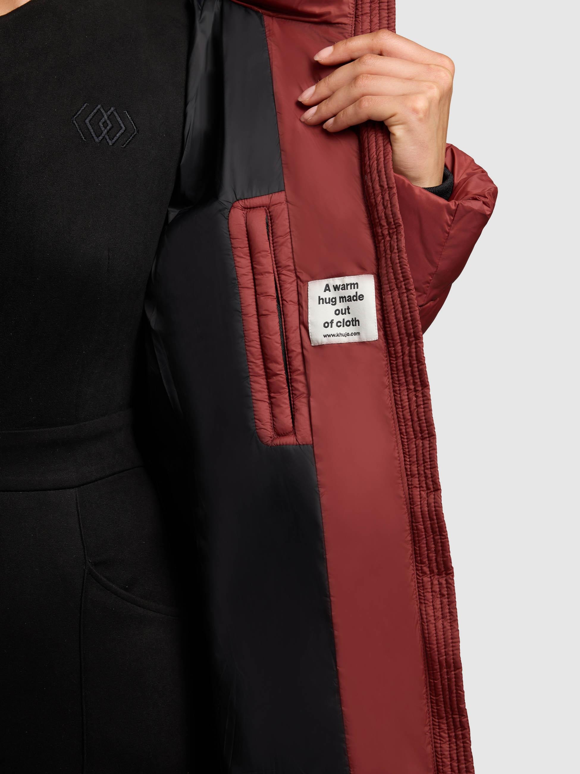 khujo Steppmantel »Odana3-YM« Gesteppter langer Wintermantel mit Kapuze