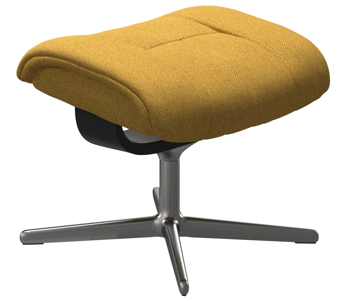 Stressless Fußhocker "Mayfair", mit Cross Base, Größe S, M & L, Holzakzent Schwarz