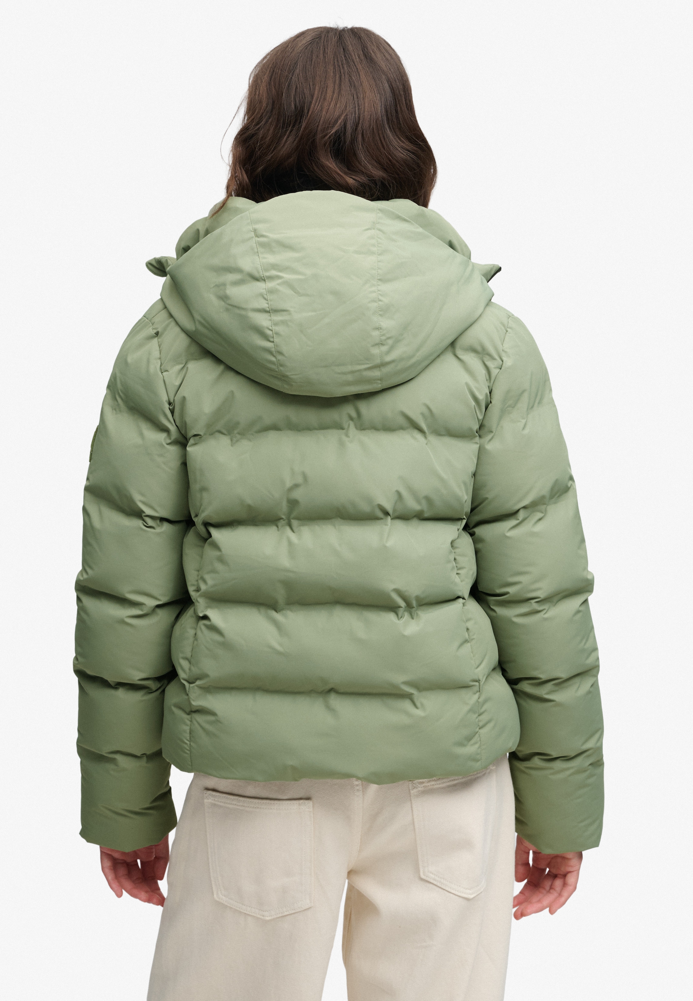 Superdry Steppjacke »HOODED CITY PADDED JACKET« mit Kapuze Kunstfaser, relaxed fit