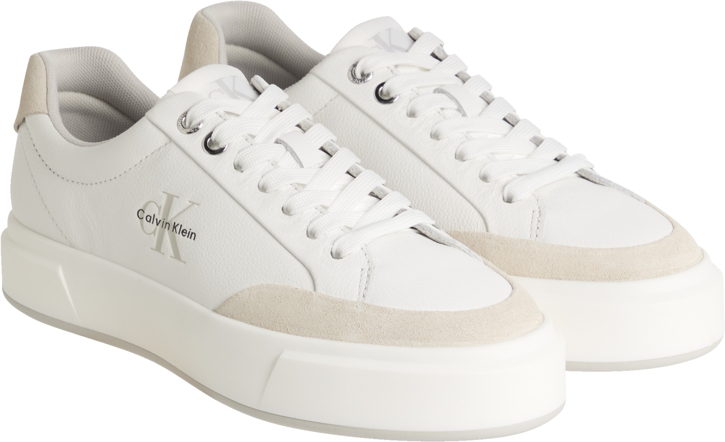 Calvin Klein Jeans Sneaker "BASKET CUPSOLE LACEUP LTH MIX" Basket-Sneaker, günstig online kaufen
