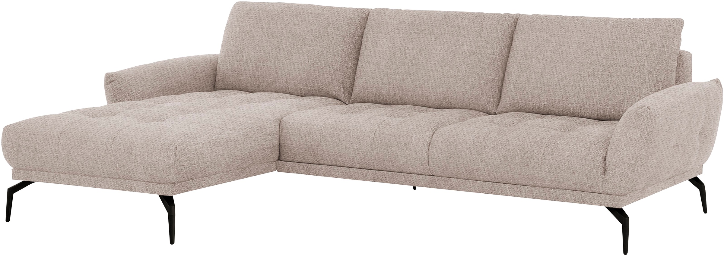 exxpo - sofa fashion Ecksofa "NICEA erstklassiger Sitzkomfort, L-Form, bode günstig online kaufen