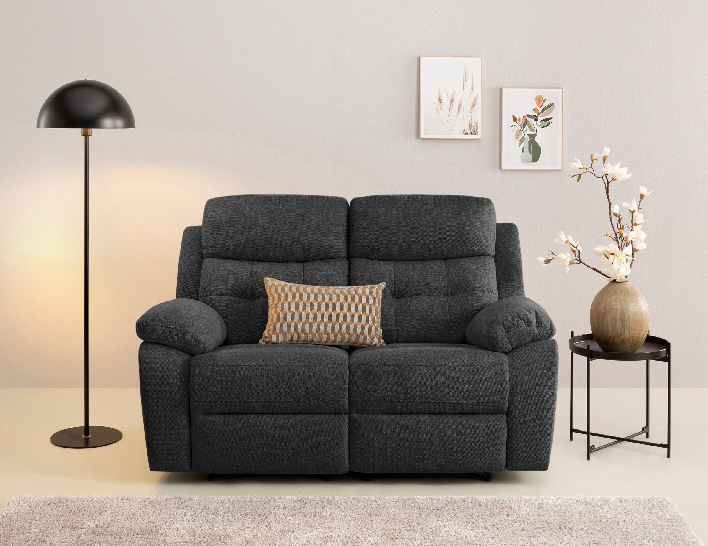 OTTO home 2-Sitzer "Lannilis" mit manueller und elektrischer Relaxfunktion