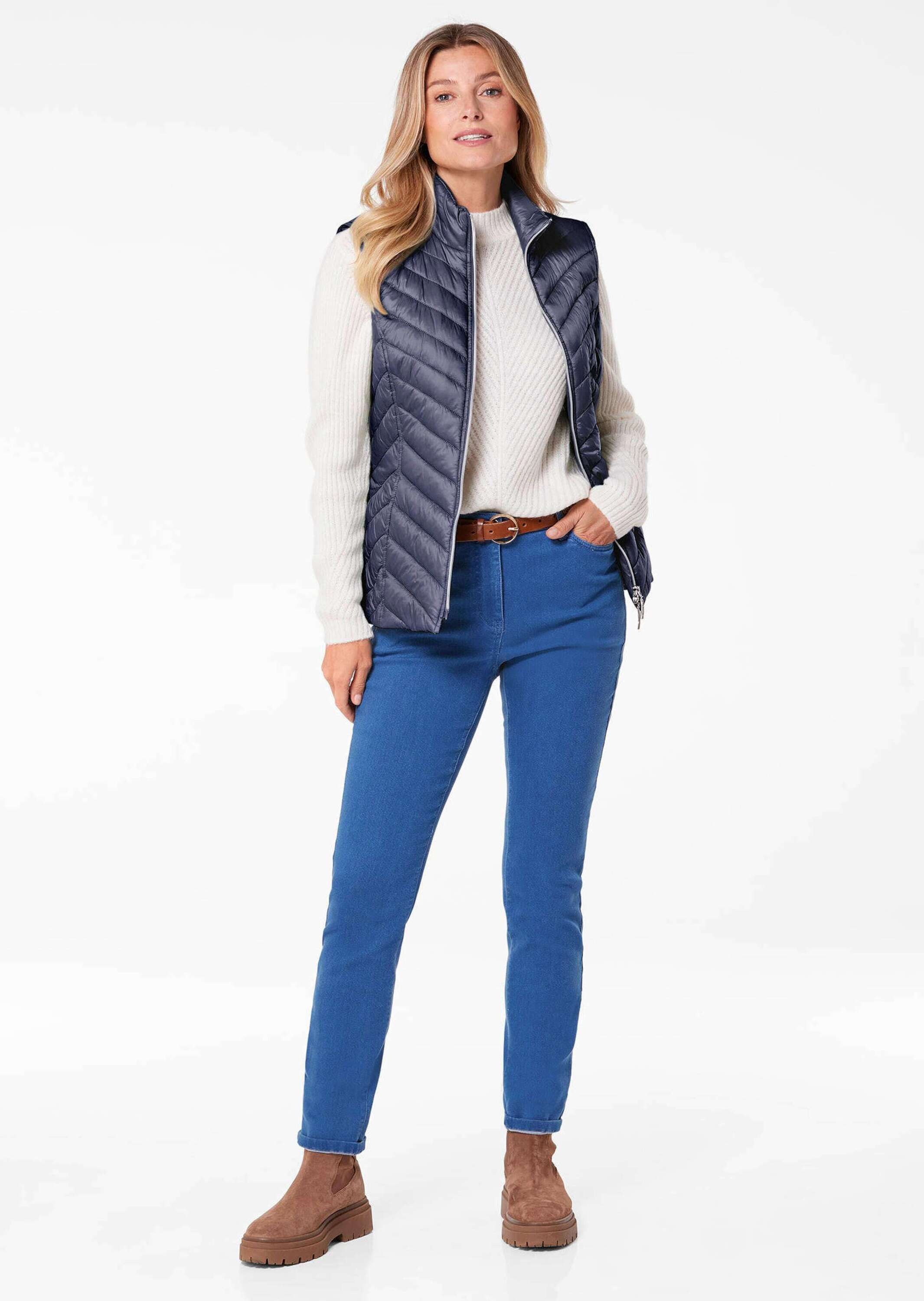 GOLDNER Kurzweste »Figurschmeichelnde Weste mit leichter Wattierung«