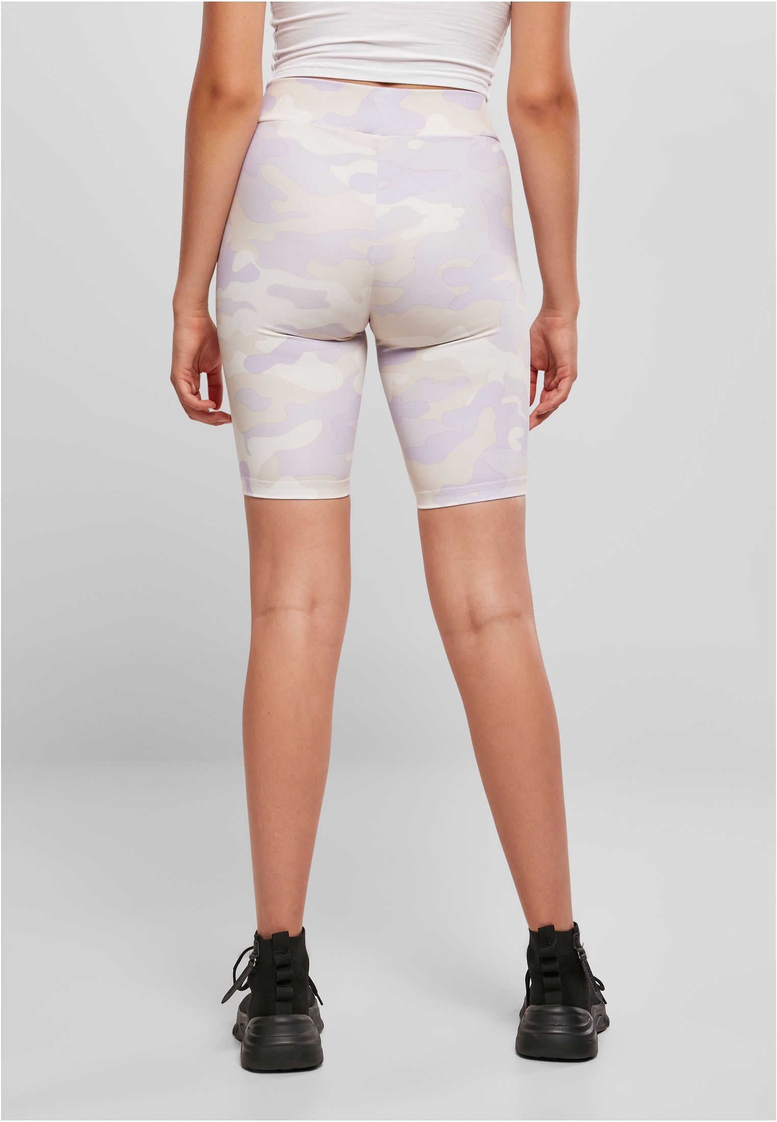 URBAN CLASSICS (1 Shorts«, bestellen Waist Stoffhose Ladies Tech »Damen Cycle Camo | BAUR High für tlg.)
