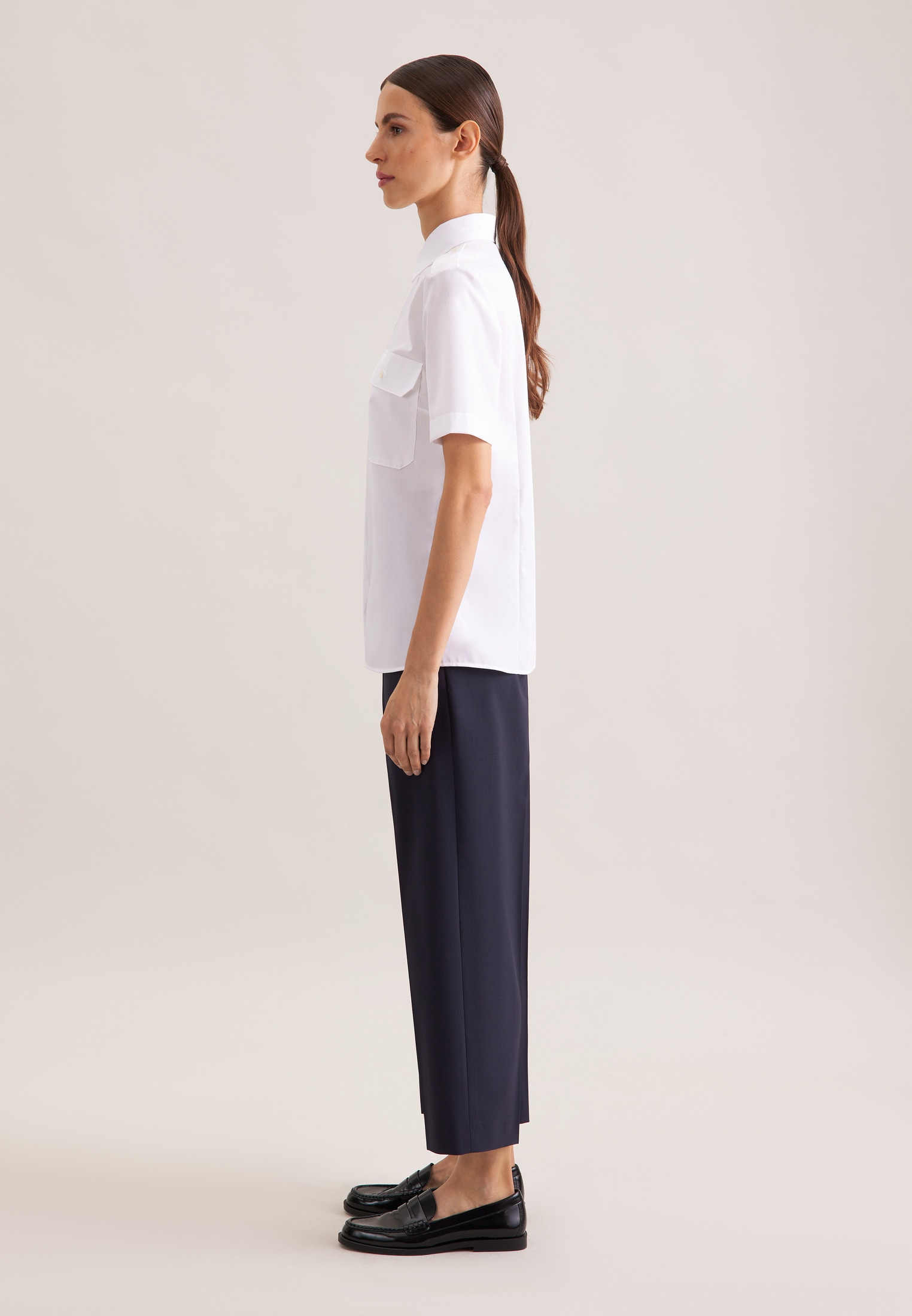 seidensticker Kurzarmbluse 1/2 Uni