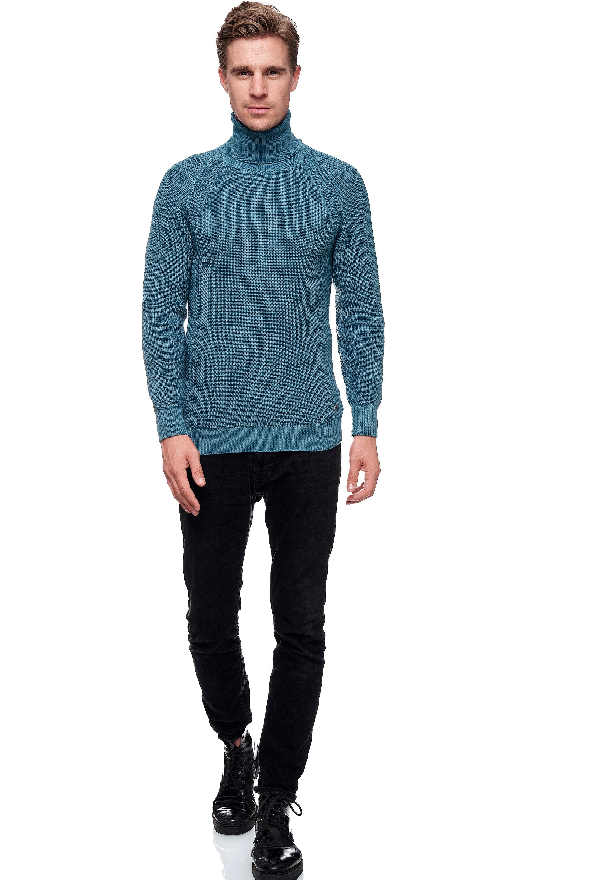 Rusty Neal Rollkragenpullover, mit kuscheligem Rollkragen