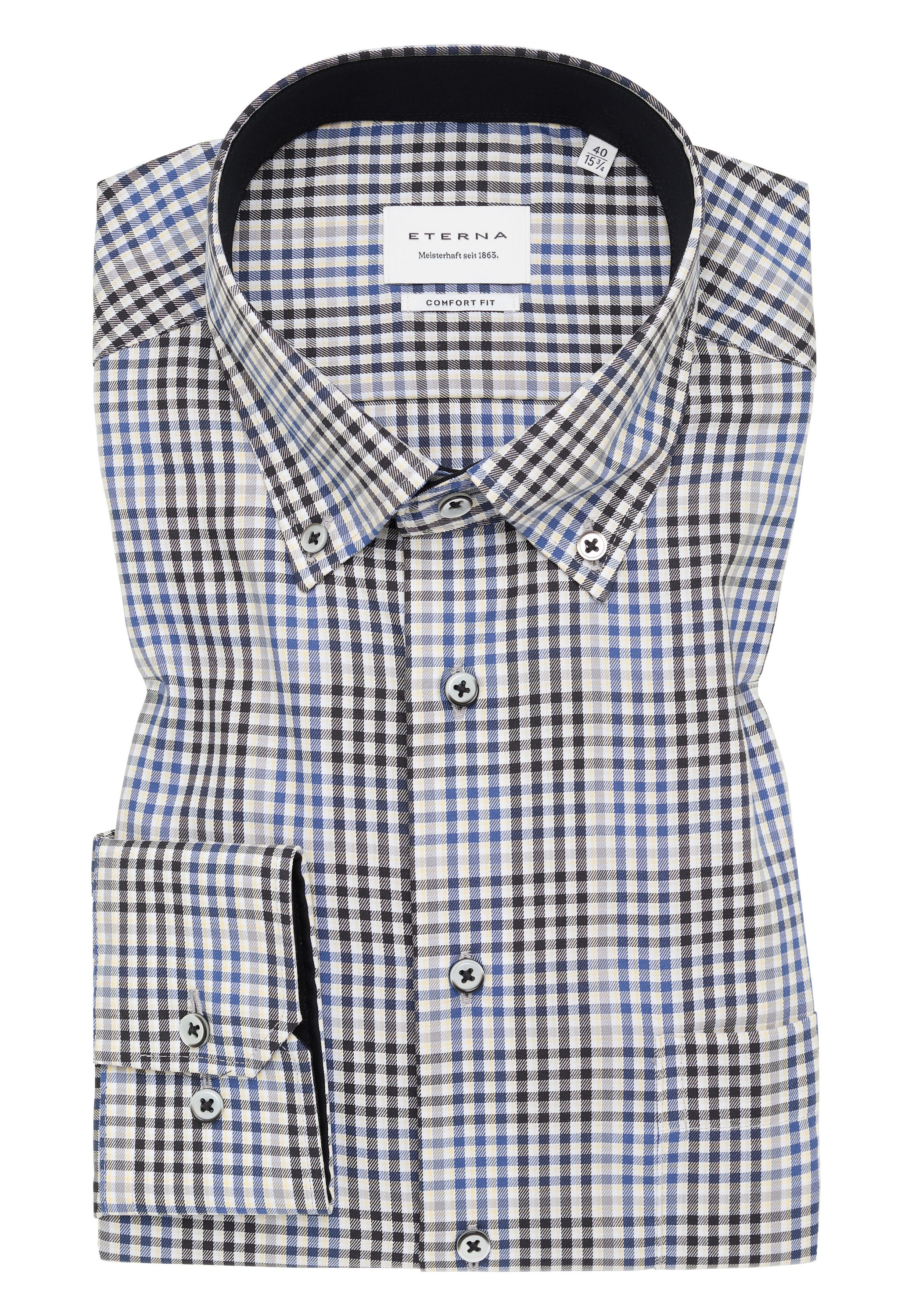 Eterna Langarmhemd »COMFORT FIT«, NON IRON (bügelfrei)