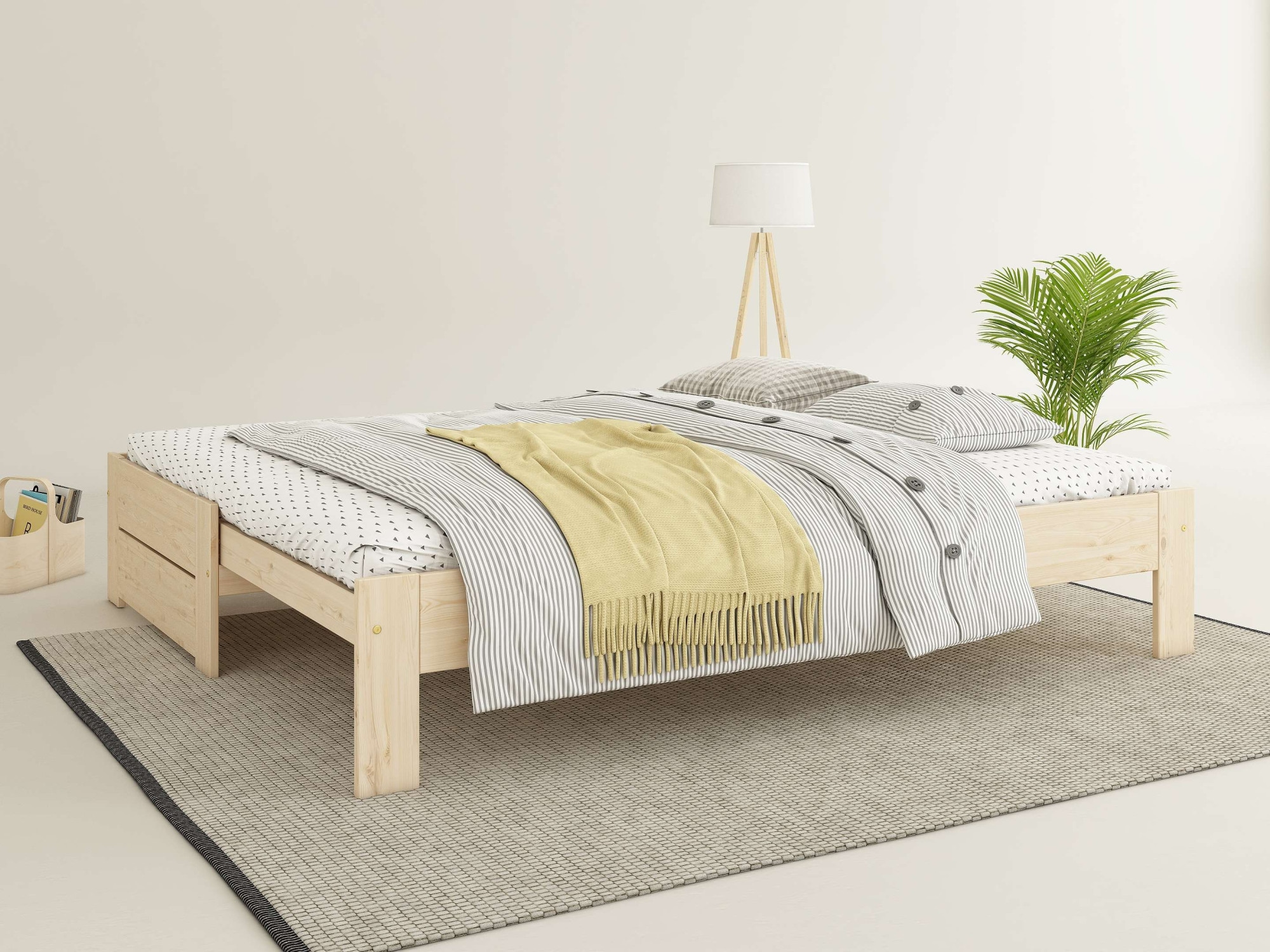 Home affaire Massivholzbett "Imme, ausziehbar 90cm-180cm, ideal für Schlafb günstig online kaufen