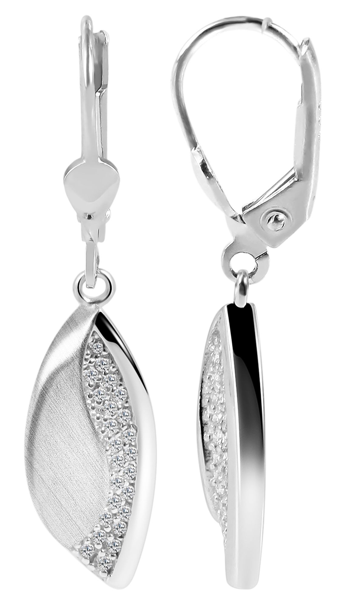 Adelia´s Paar Ohrhänger "Damen Ohrringe – Ohrhänger aus 925 Silber mit Zirk günstig online kaufen