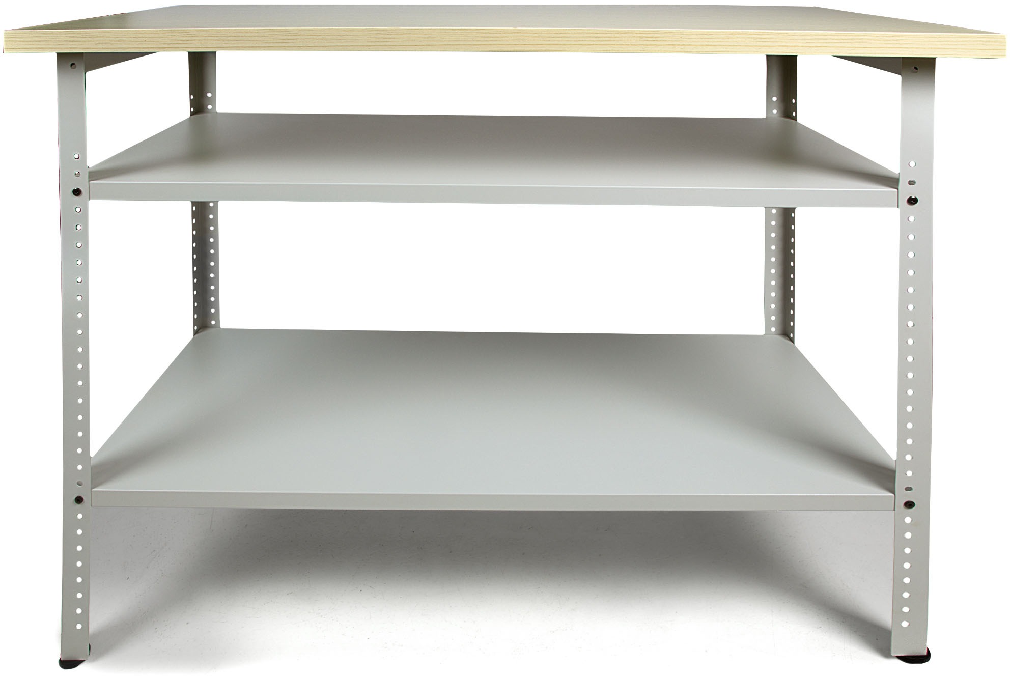 ONDIS24 Werkbank "Werkbank Nobbi Pro 120cm 95cm, Hellgrau", B:120cm H:95cm T:60cmlichtgrau, Werkstatt, Werkbänke, große, variabel einsetzbare