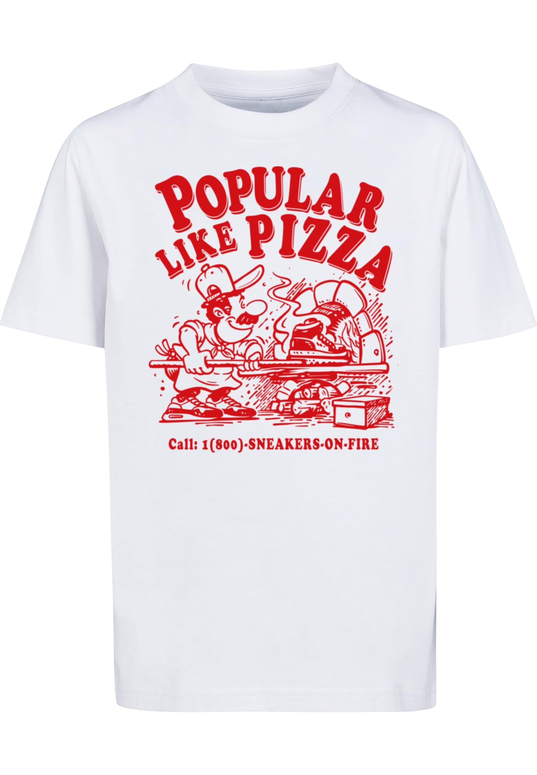 MisterTee  Marškinėliai »Herren Kids Like Pizza T...