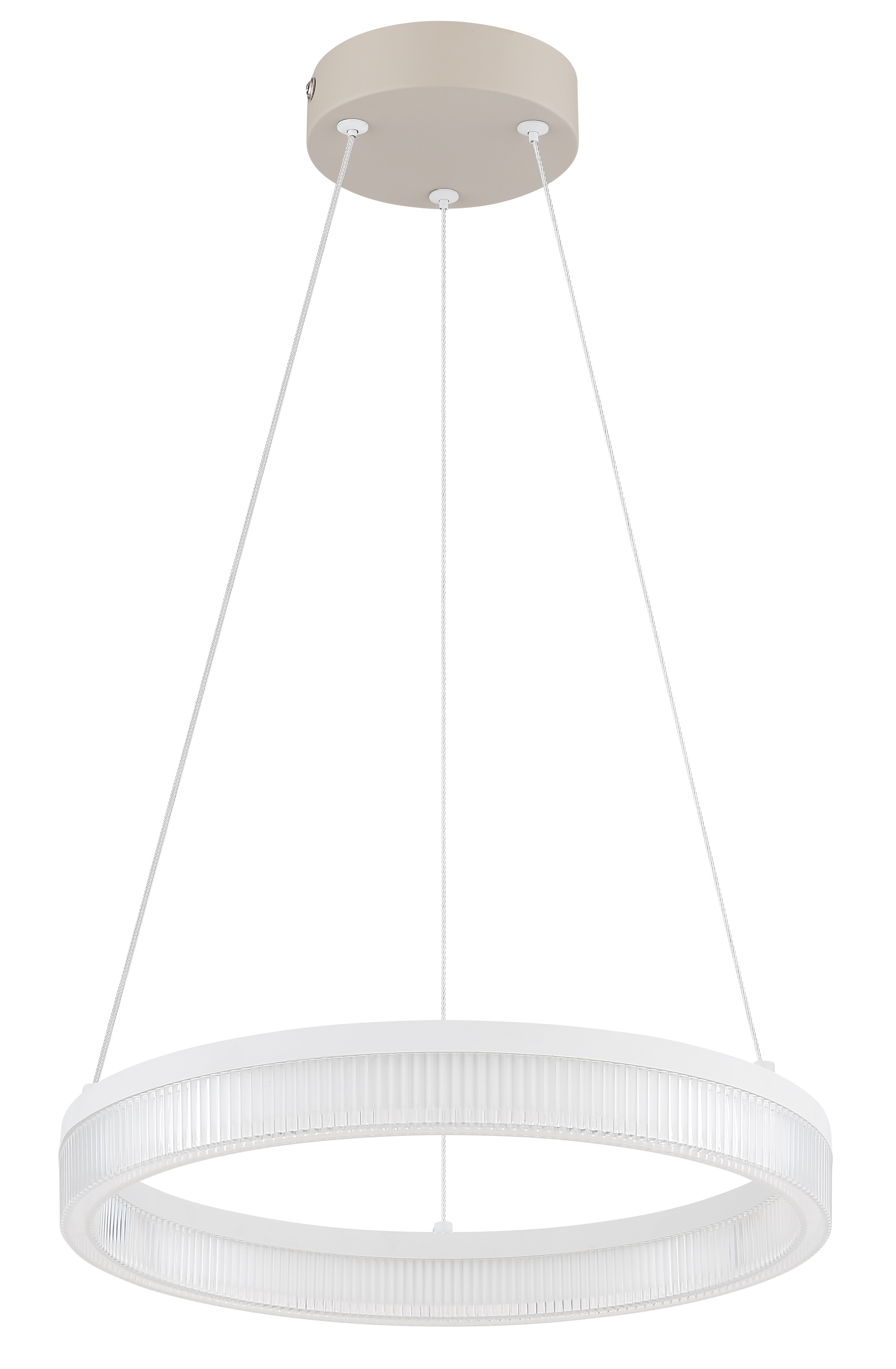 GLOBO LIGHTING Hängeleuchte »ZARA« LED-Modul 1 Stk. Warmweiß LED Hängeleuchte für Esszimmer sandfarben