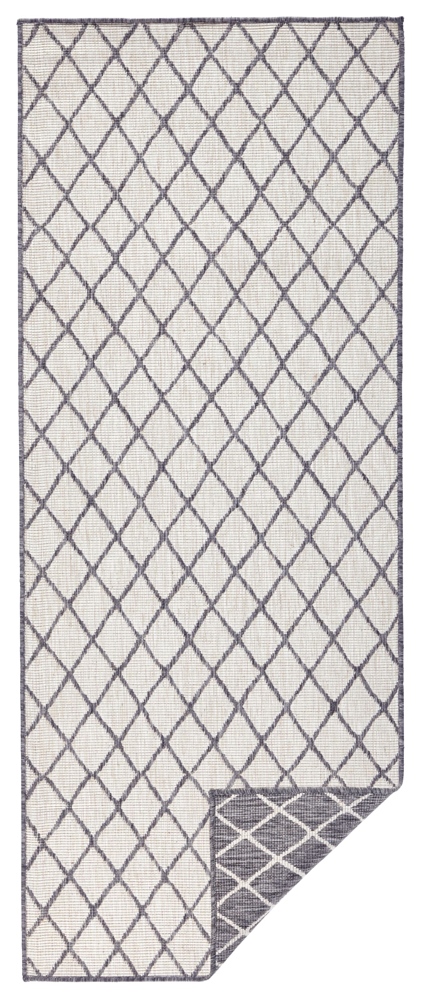 NORTHRUGS Teppich »Malaga Wendeteppich«, rechteckig, 5 mm Höhe, In-& Outdoor, Wetterfest, Balkon, Läufer, Wohnzimmer, Wasserfest