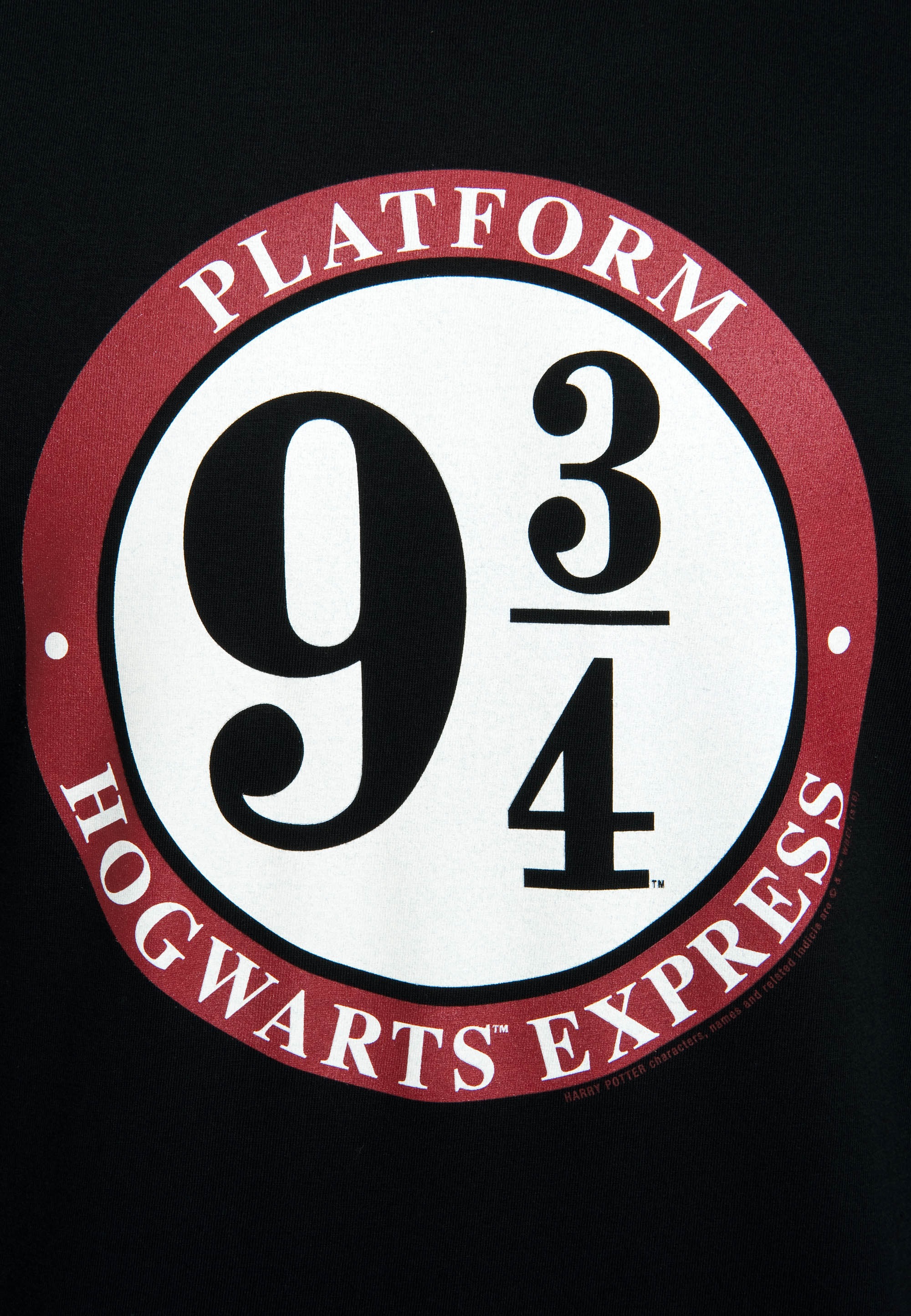 LOGOSHIRT T-Shirt »Harry Potter - Platform 9 3/4«, mit Harry Potter Hogwarts Express-Motiv