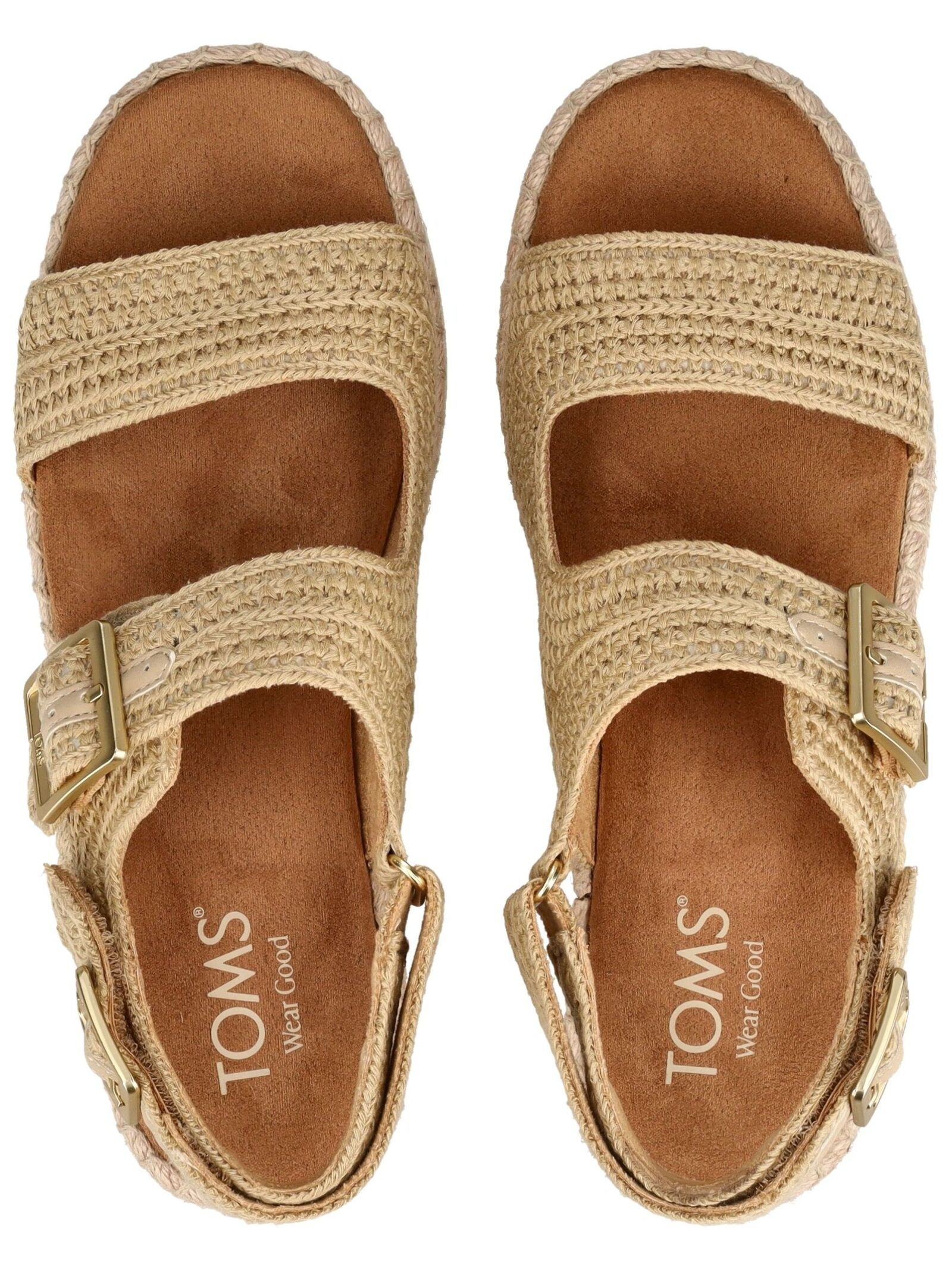 TOMS Riemchensandale »TOMS Sandalen Leder/Textil«