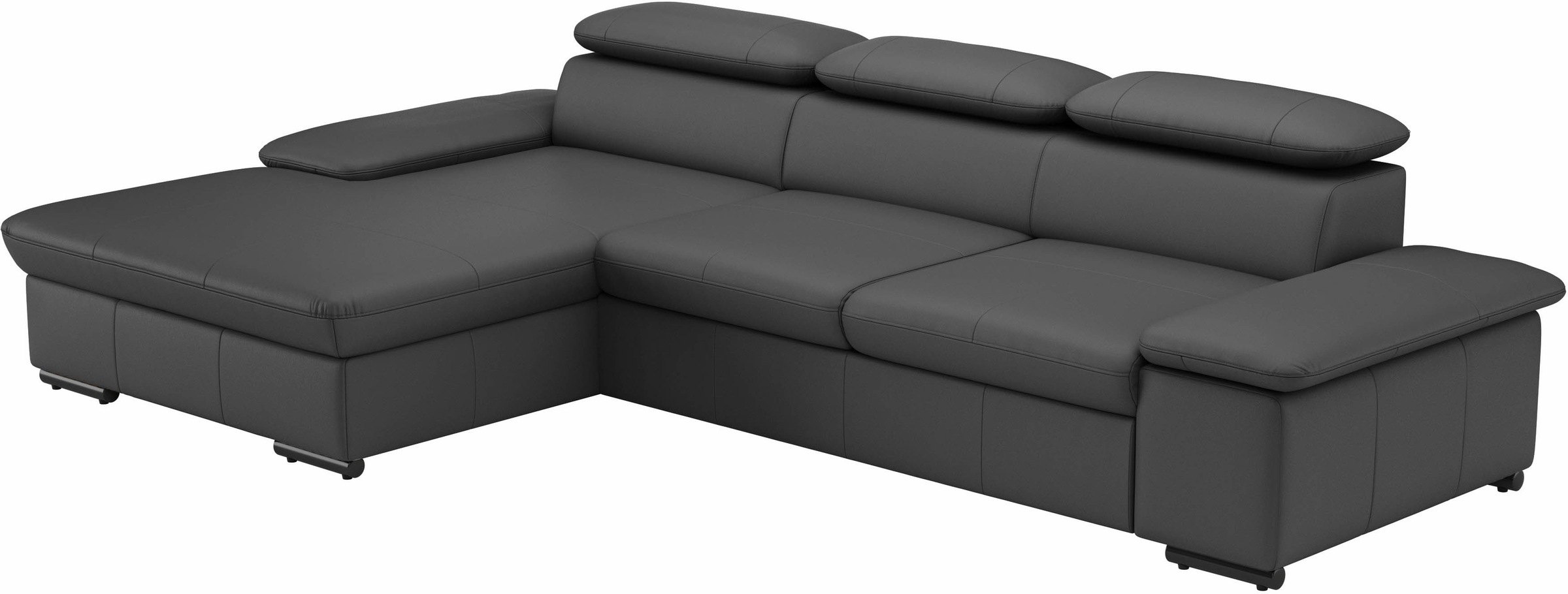 sit&more Ecksofa »Alcudia L-Form«, wahlweise mit Bettfunktion