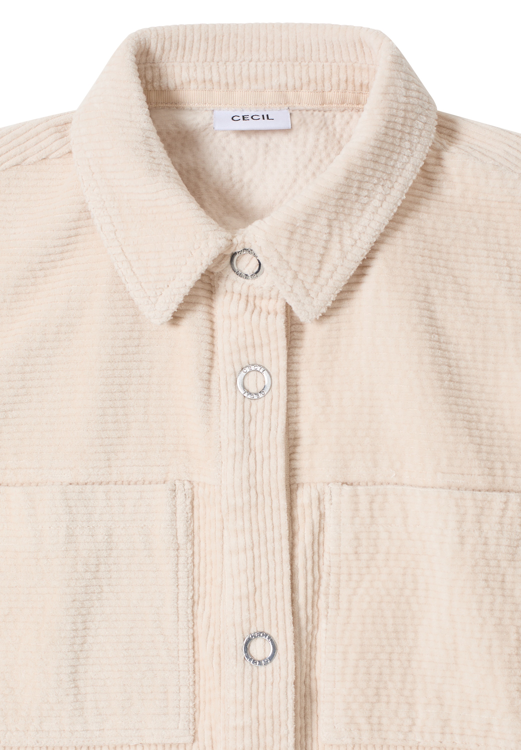 Cecil Cordjacke ohne Kapuze aus Baumwolle mit Stretchanteil