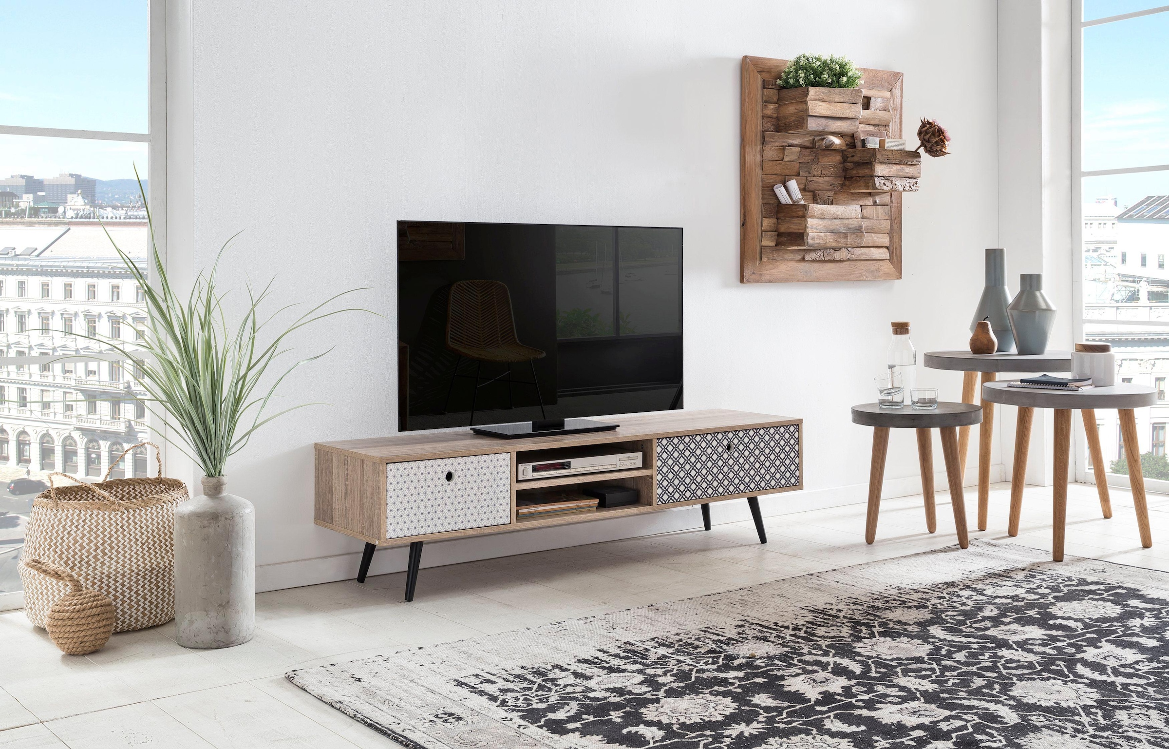 SIT Lowboard "Kommode Mailbox – Scandi‑Shabby Chic TV‑Board mit Stauraum" S günstig online kaufen