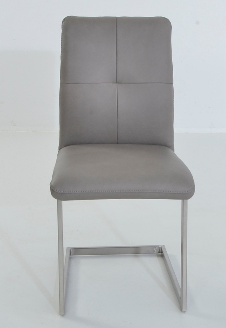 K+W Komfort & Wohnen Freischwinger »6511«, Leder CLOUD, Freischwinger mit Hochkantrohr und praktischem Metallgriff am Rücken