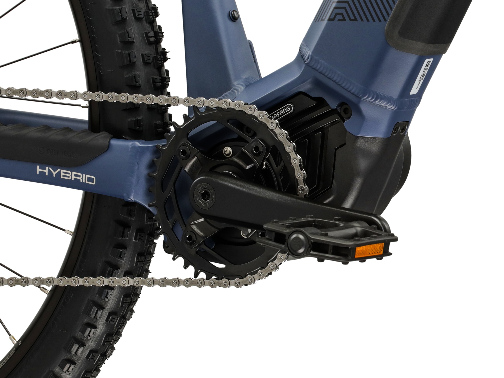 Kross »Influx Hybrid 1.0 20Ah/720Wh 29 Zoll blau 9 Gänge 2026« 9 Gang Shimano CUES U4000 Schaltwerk Kettenschaltung Mittelmotor 250 W