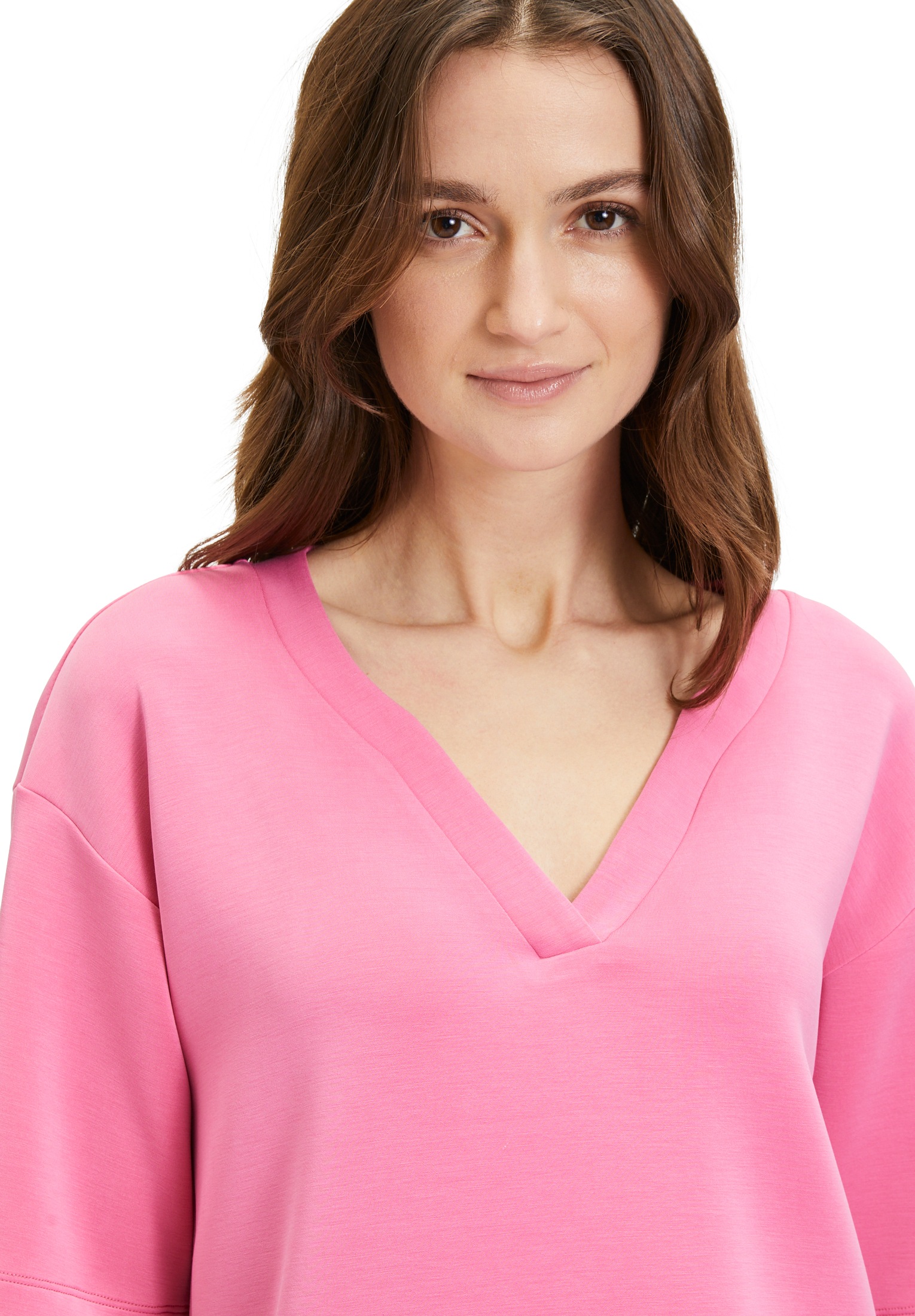 Betty&Co Kurzarmshirt »Betty & Co Damen Sweatpullover kurzarm«, (1 tlg.), Form