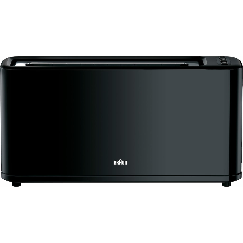 Braun Toaster »HT 3110 BK«, 1 langer Schlitz, für 2 Scheiben, 1000 W