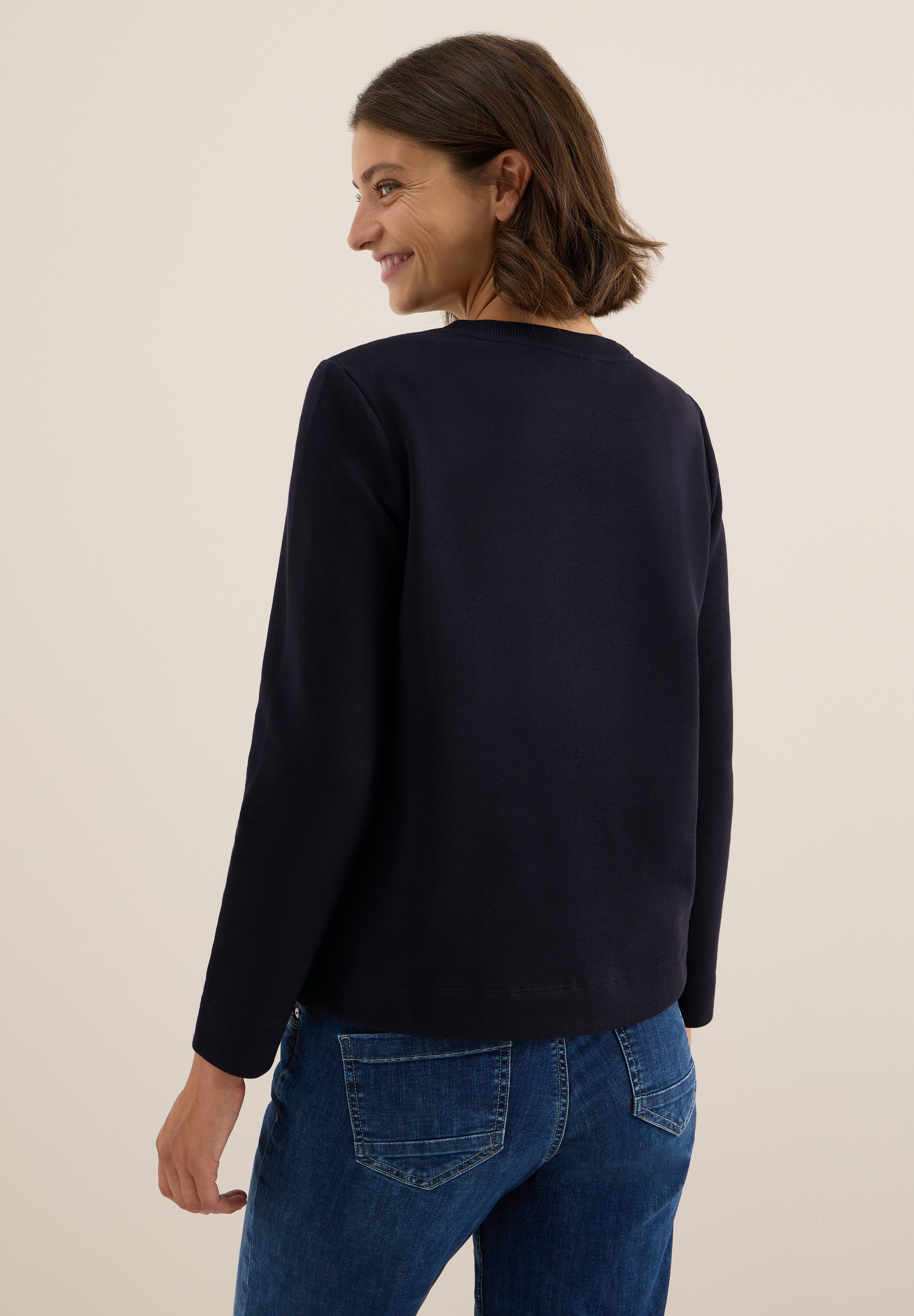 Cecil Sweatshirt, im soften Baumwoll-Mix
