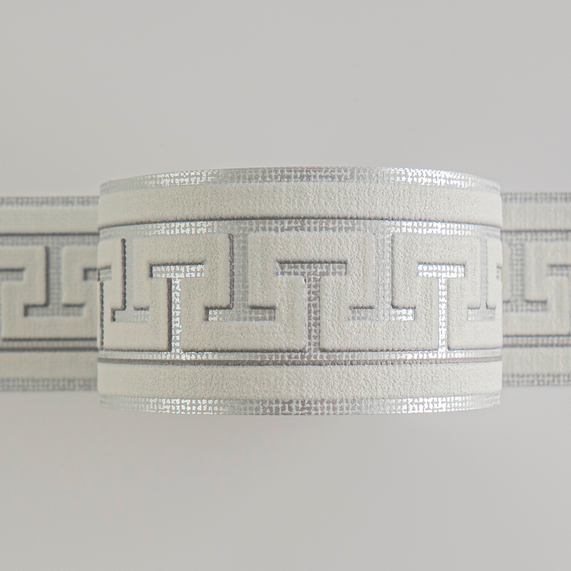 A.S. Création Bordüre »Only Borders« Antikoptik | geometrisch | grafisch aufgeschäumt Bordüre Grafik Metallic geometrisch Mäander selbstklebend modern Optik