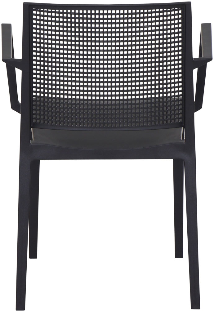 Siena Garden Gartensessel »Square 2er Set Stapelsessel anthrazit« Set, 2 Stk. tlg. Gestell, Polypropylen/Glasfaser