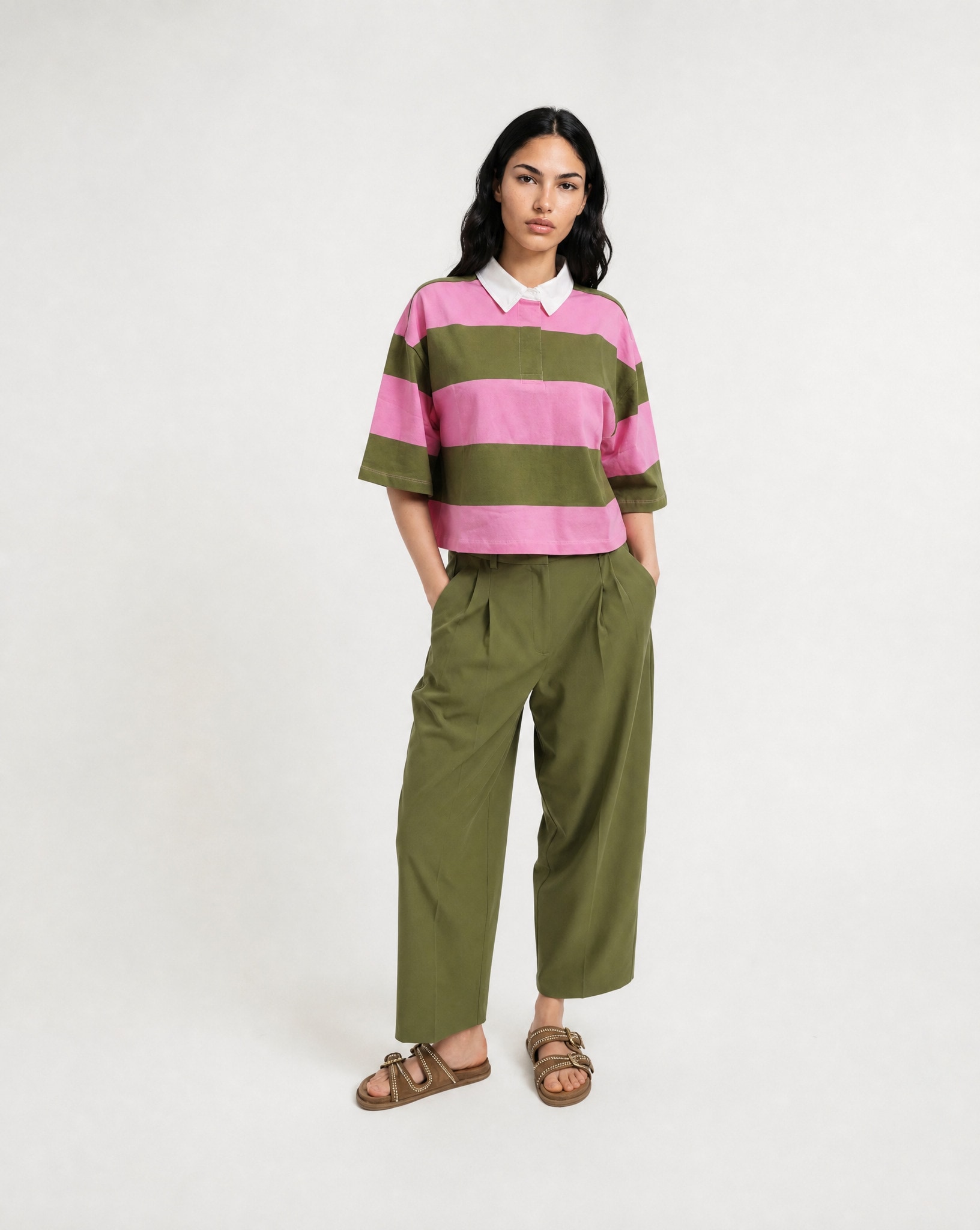 Smith & Soul Kurzarmshirt mit überschnittener Schulter