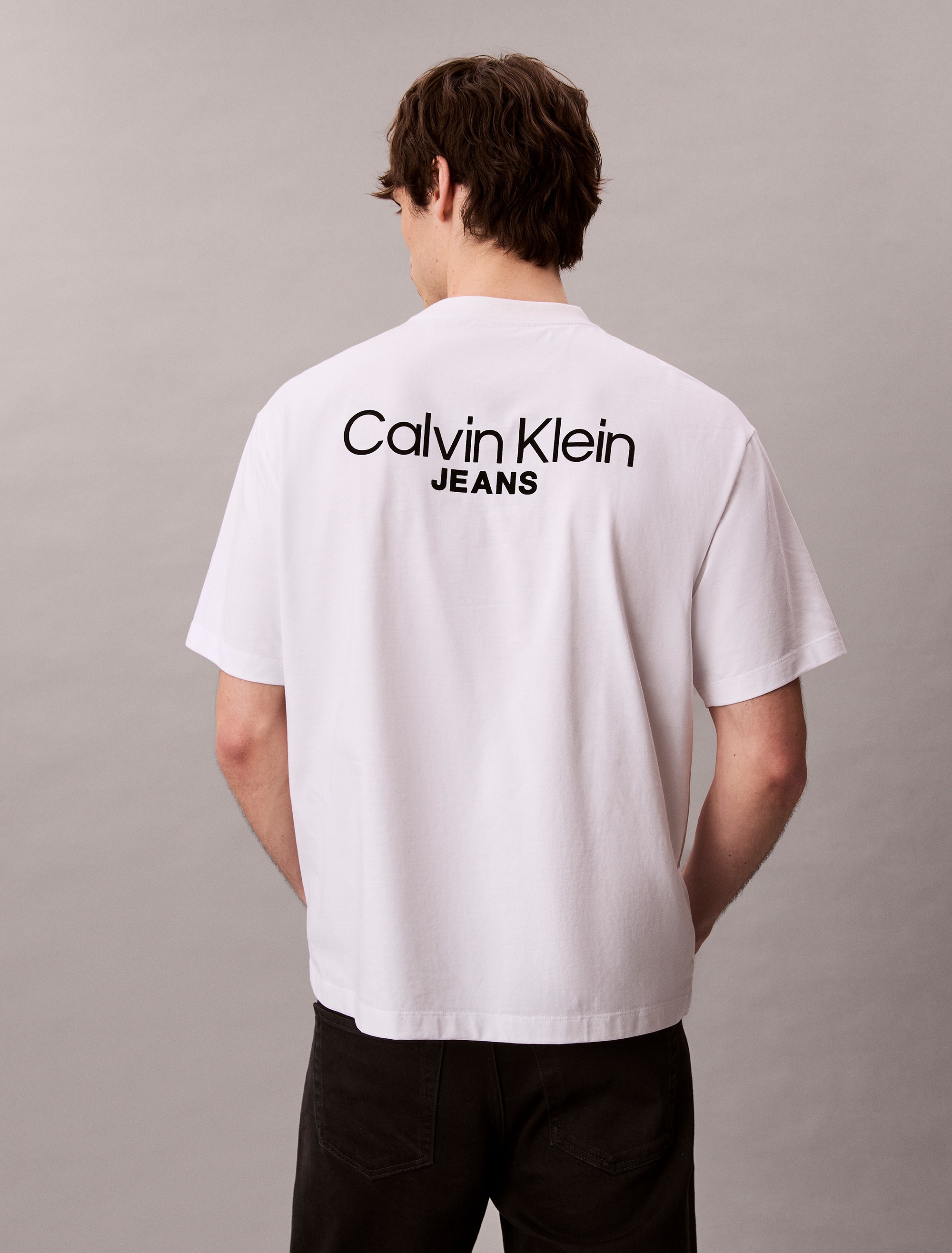 Calvin Klein Jeans T-Shirt "LOGO BACK PRINT T-SHIRT", Mit Rundhalsausschnit günstig online kaufen