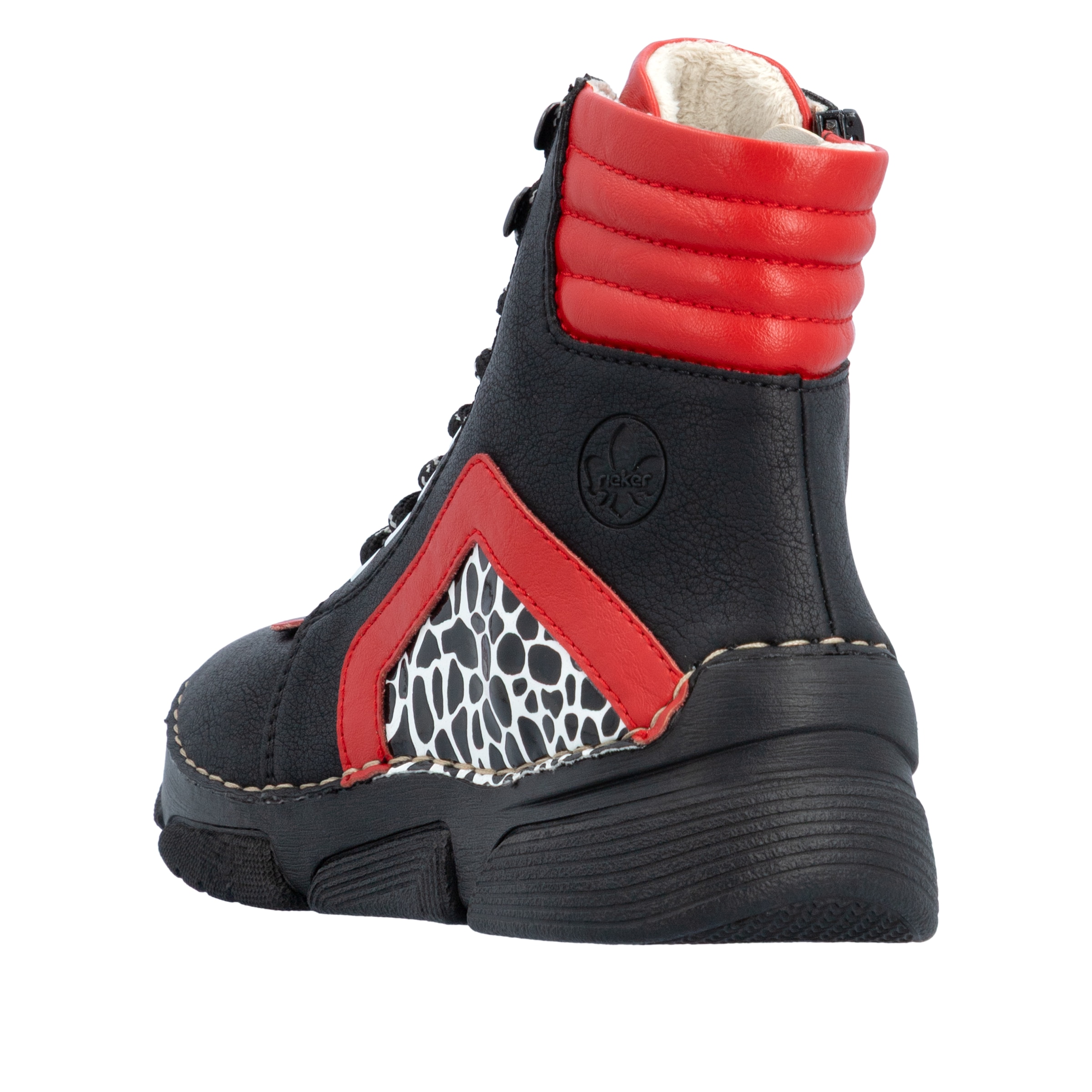 Rieker Sneakerboots  Schnürboots, Schnürstiefelette mit zusätzlichem Innenreißverschluss