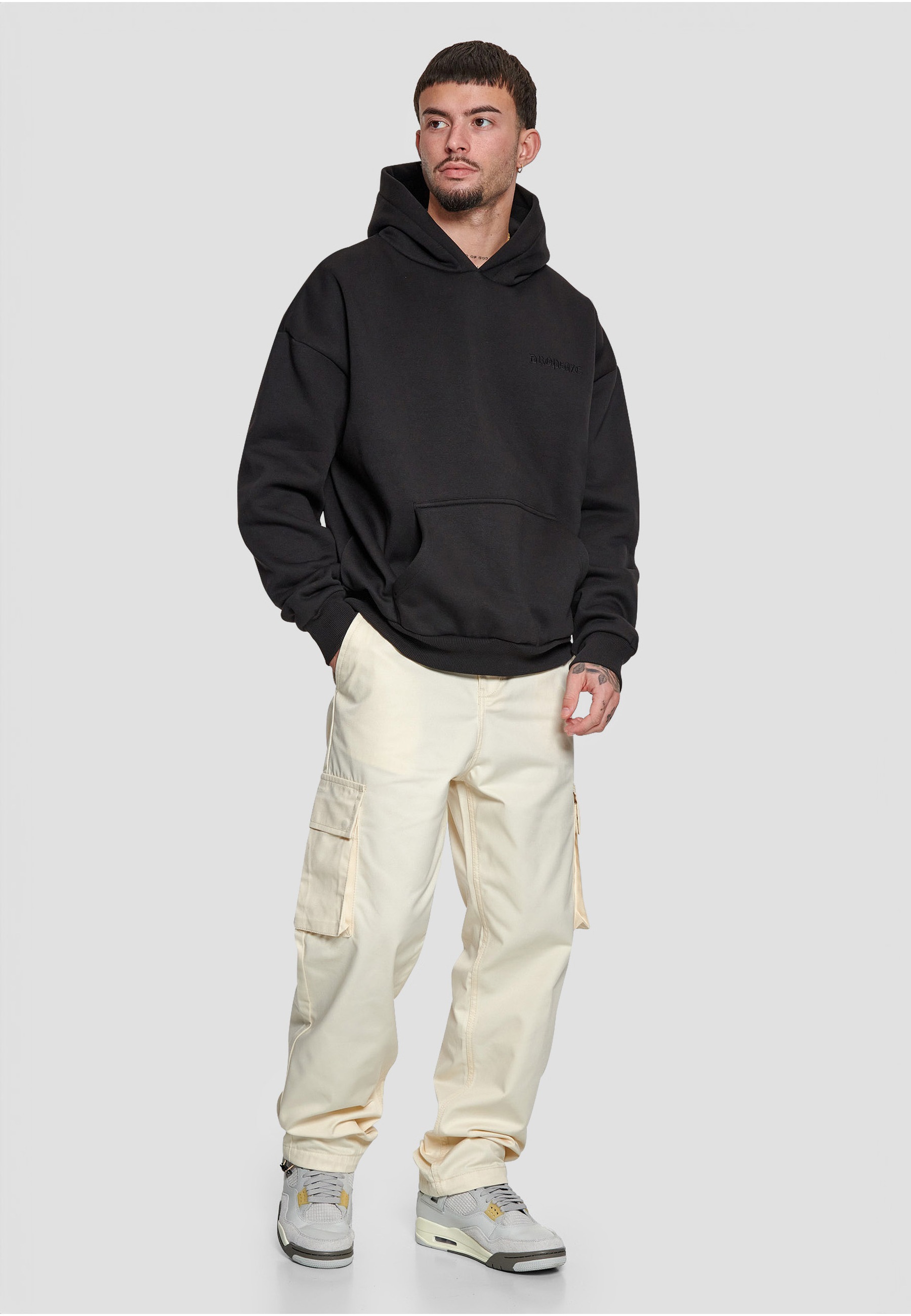 Dropsize Cargohose »Dropsize Herren Dropsize Single Cargo Pocket Workwear Pants«