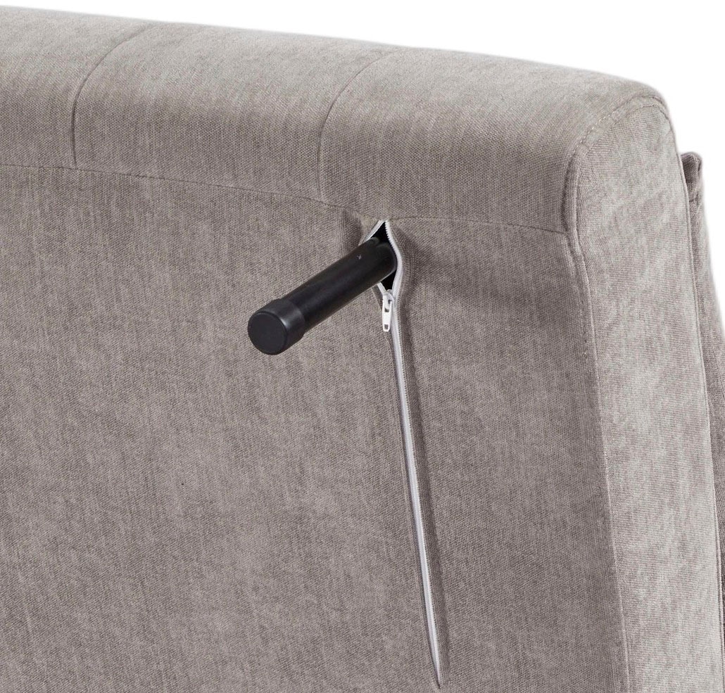 OTTO home Schlafsofa »FANNSEY 140 cm -2-Sitzer, verstellbare Rückenlehne« Verstellbare Rückenlehne und Sofa mit Bettfunktion