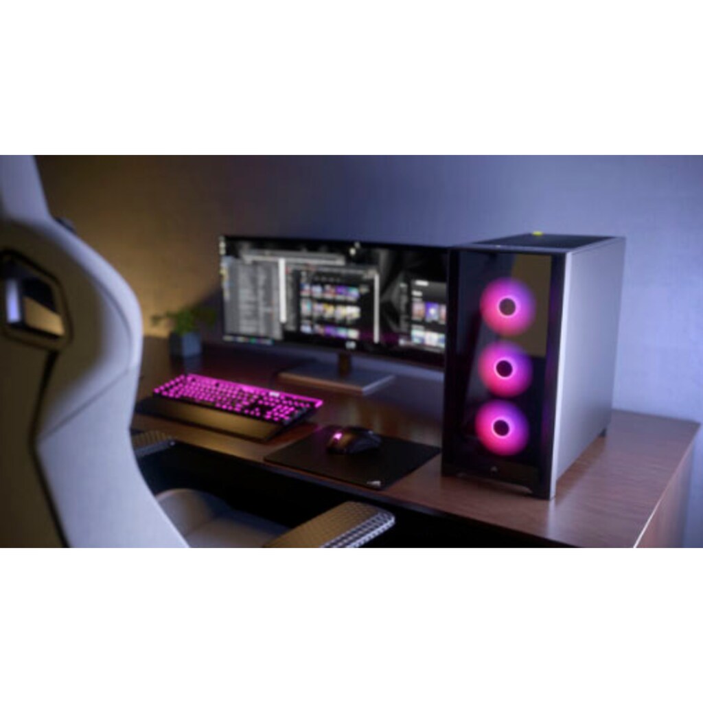 Corsair PC-Gehäuse »iCUE 4000X RGB Midi Tower«