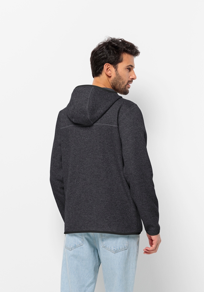 Jack Wolfskin Fleecejacke »TANNENSPUR HOODED JKT M«, mit Kapuze