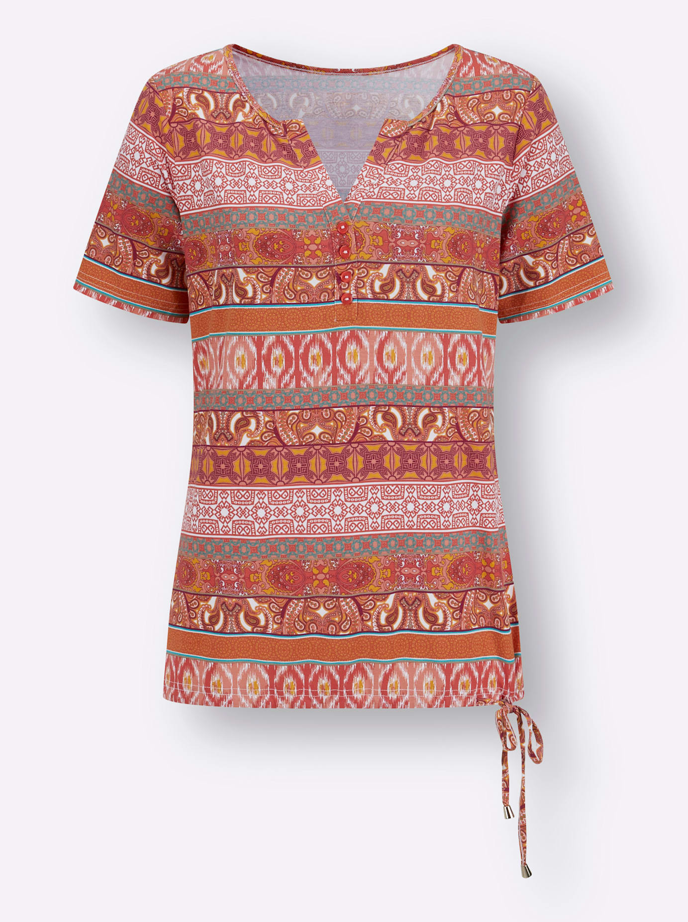 Thumbnail - Inspirationen Print-Shirt "Druck-Shirt" 1 Stk.