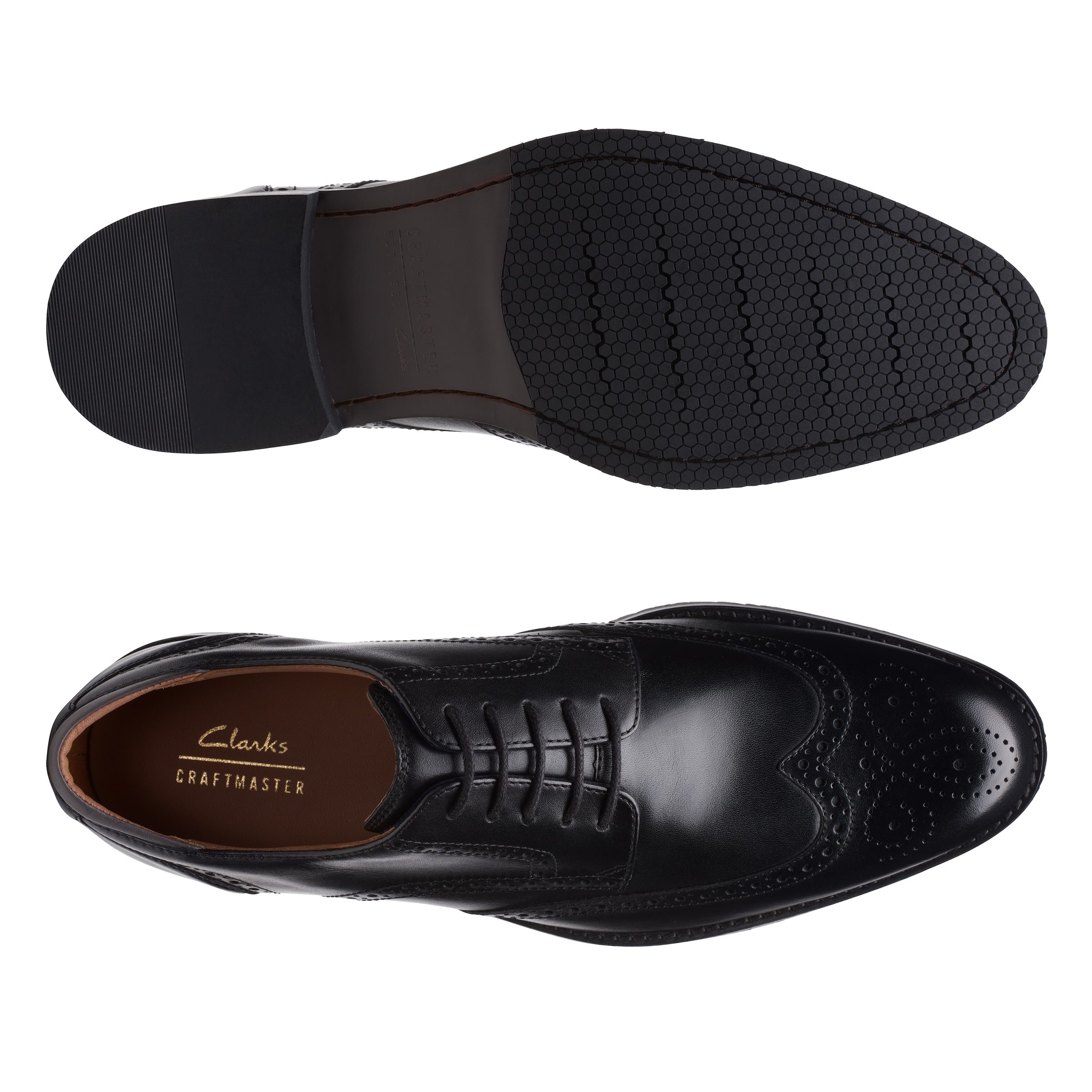Clarks Budapester »Craft Arlo Limit«, Business Schuh, Schnürschuh mit Softfußbett