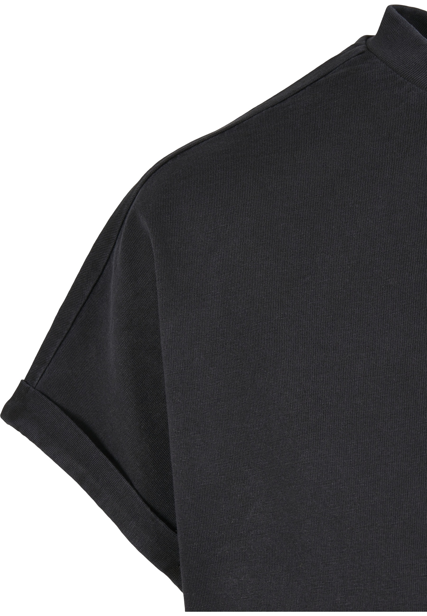 URBAN CLASSICS T-Shirt »Urban Classics Damen Ladies Short Pigment Dye Cut On Sleeve Tee« 1 Stk.