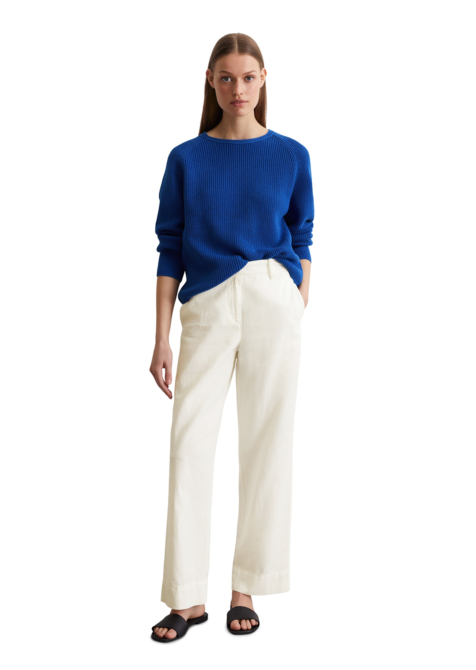 Marc O'Polo Rundhalspullover »aus Heavy-Weight-Organic-Cotton«