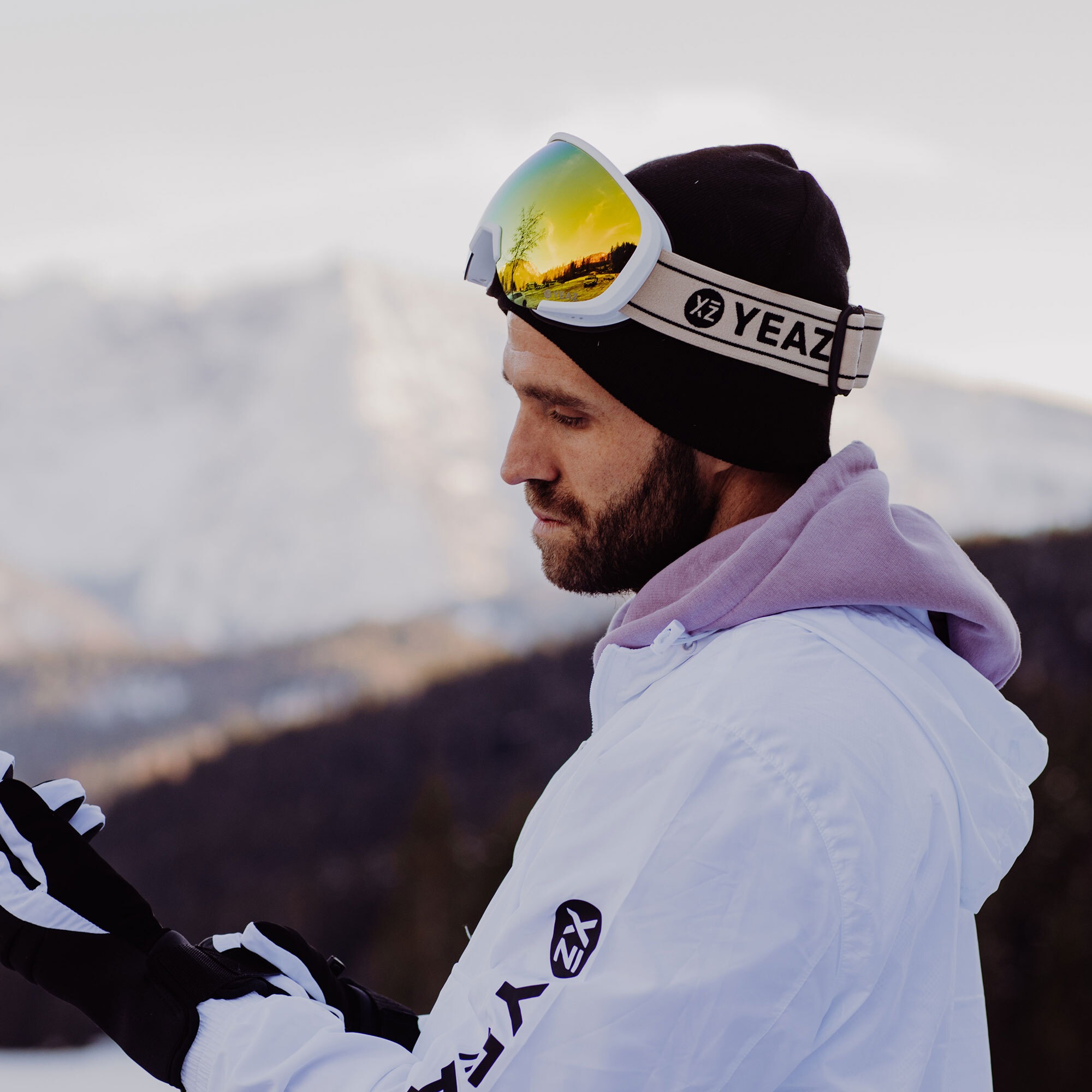 YEAZ Skibrille »Ski- und Snowboard-Brille BLACK RUN«