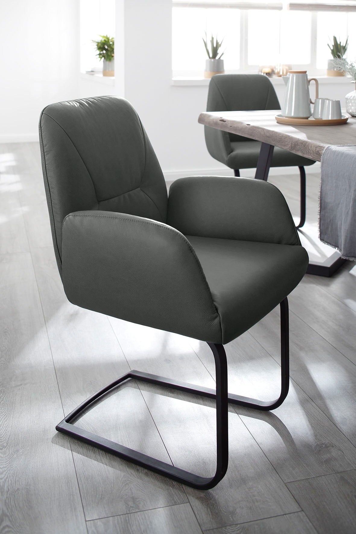 W.SCHILLIG Freischwinger "ole" () Gestell in Schwarz pulverbeschichtet günstig online kaufen