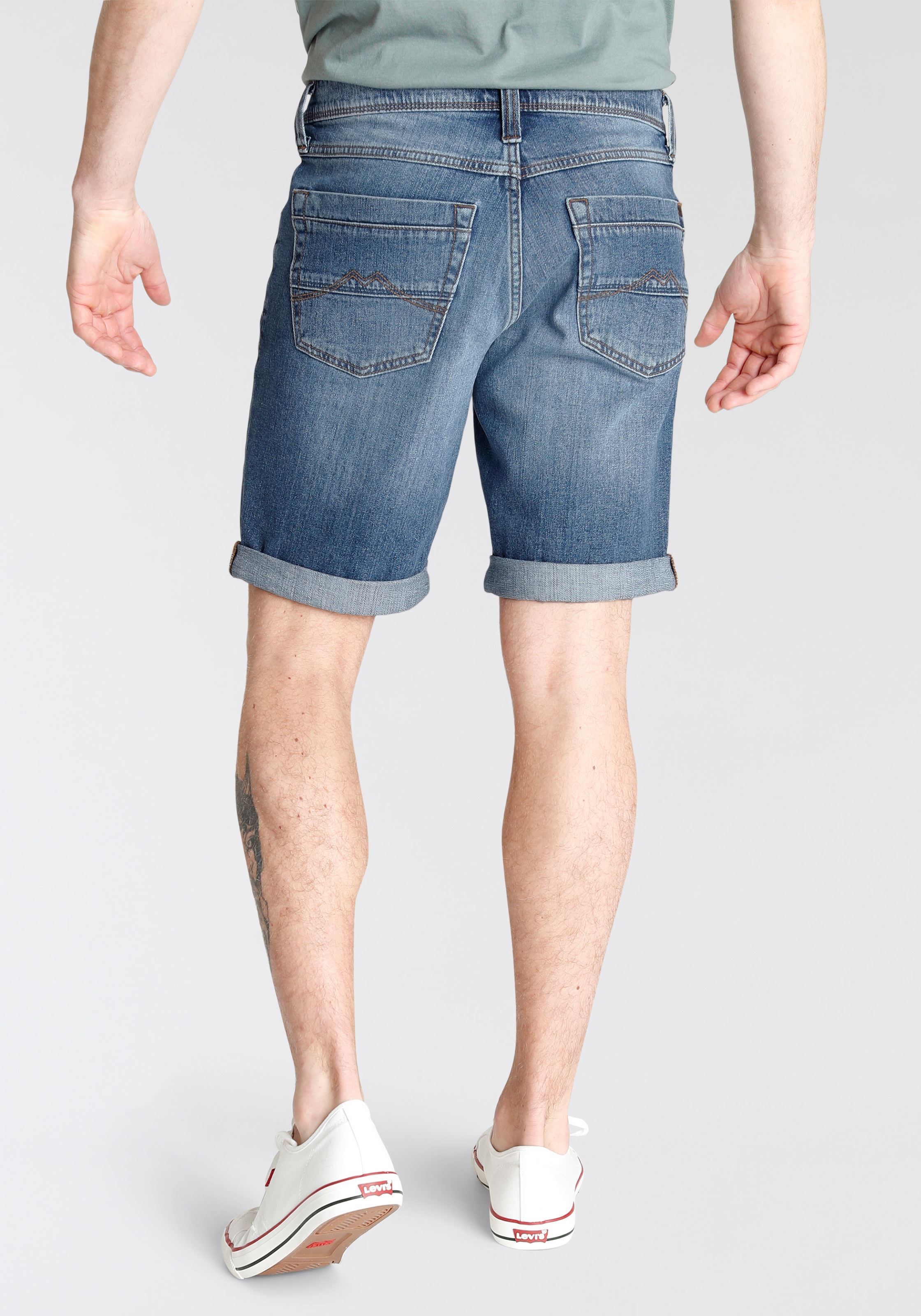 MUSTANG Jeansshorts "Washington", krempelbar, mit leichter Waschung günstig online kaufen