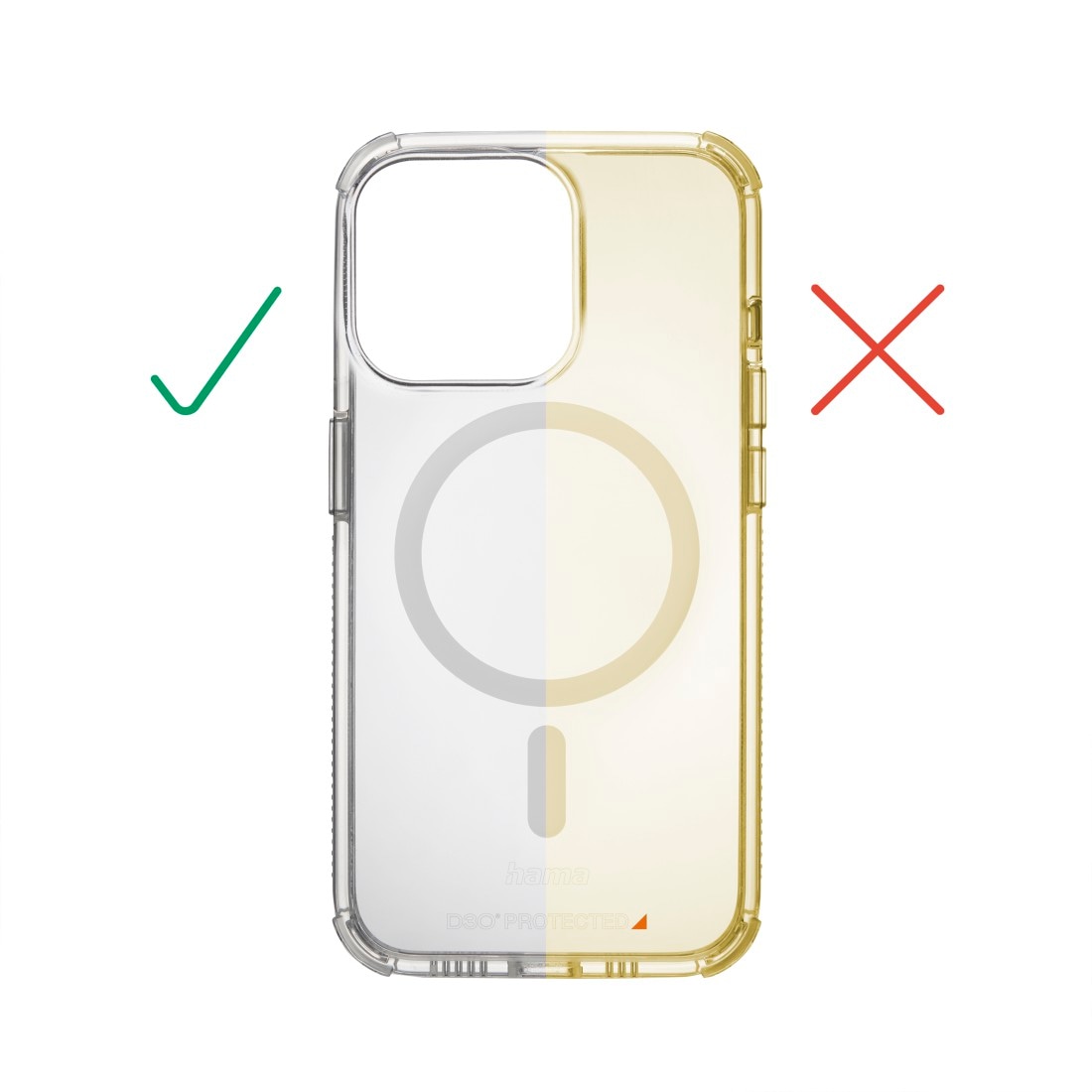 Hama Smartphone-Hülle »Handyhülle „Extreme Protect“ für iPhone 15 Pro (für MagSafe, stoßfest)«, Apple iPhone 15 Pro