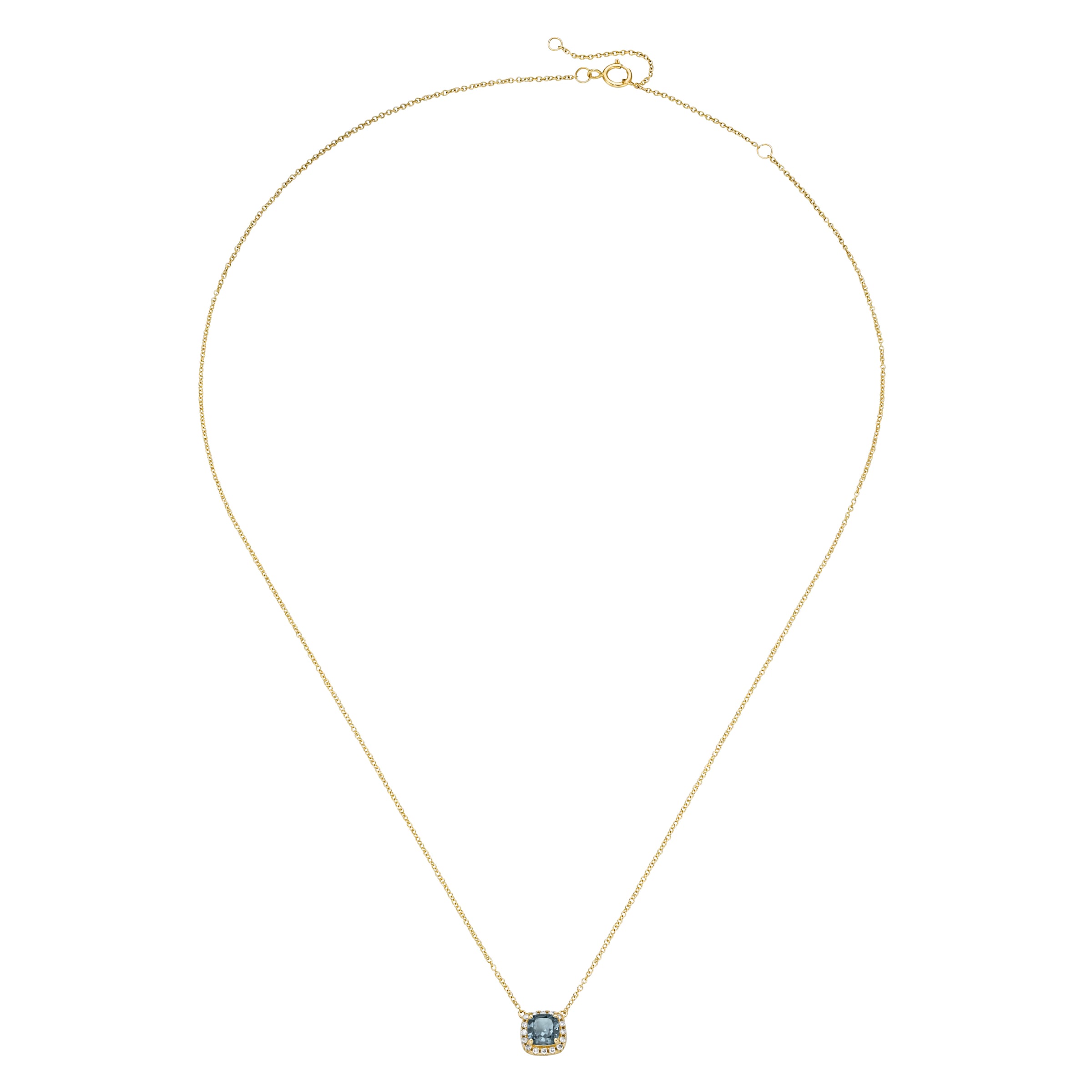 Luigi Merano Collier »Edelstein & Brillanten, Gold 585«
