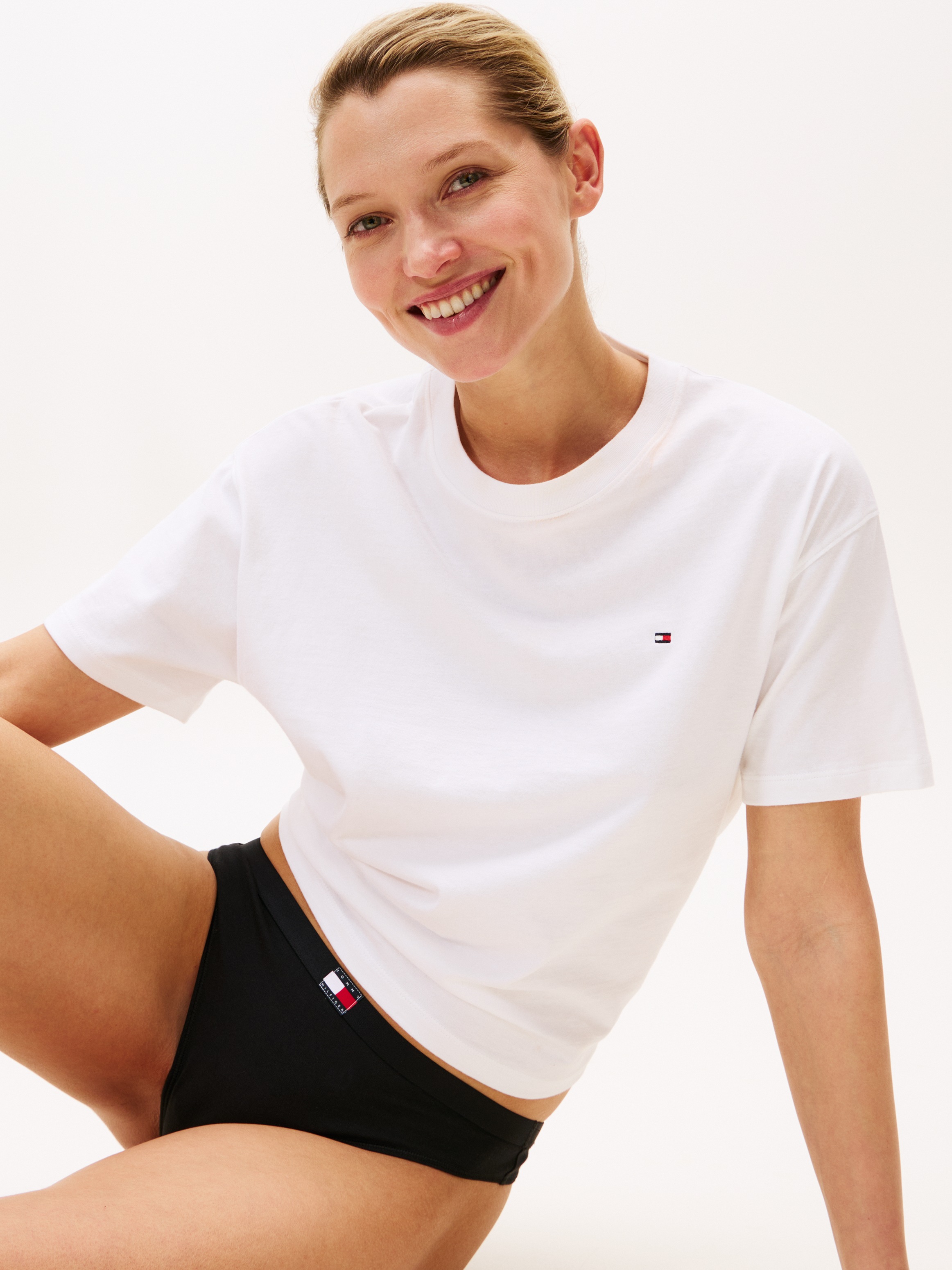 Thumbnail - Tommy Hilfiger Underwear String "3 PACK THONG (EXT.SIZES)", 3 Stk. basic, elastischer Bund, unifarben