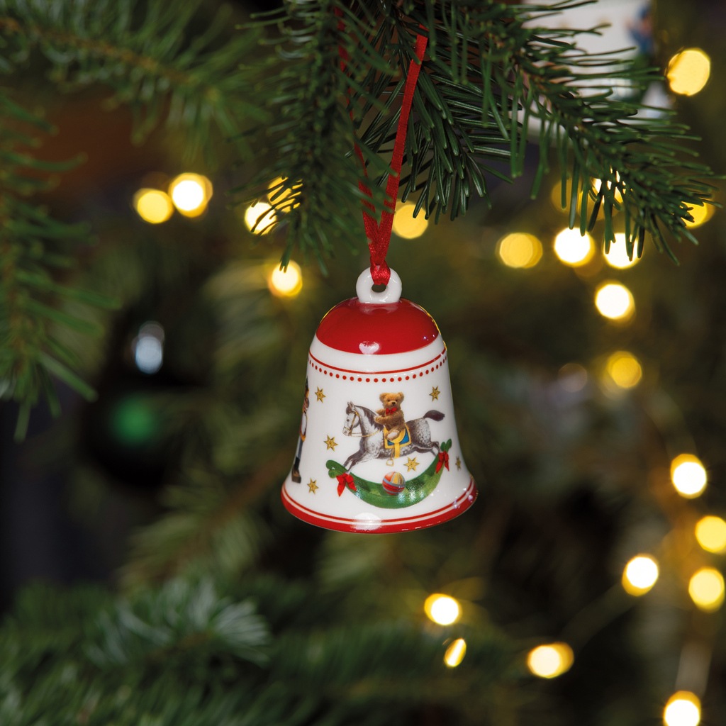 Villeroy & Boch Weihnachtsfigur »Glocke My Christmas Tree ø 5,4 cm rot«